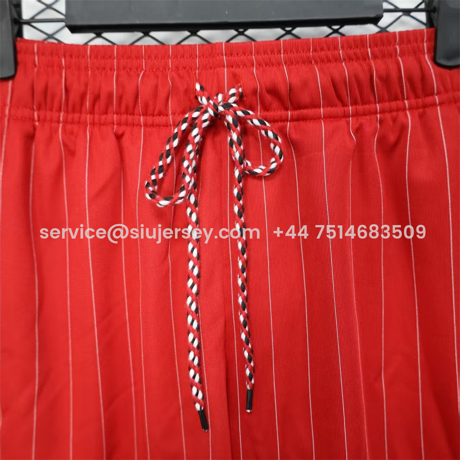 SIUjerseys-Manchester United 25-26 Trefoil Red Travel Shorts - Player Version