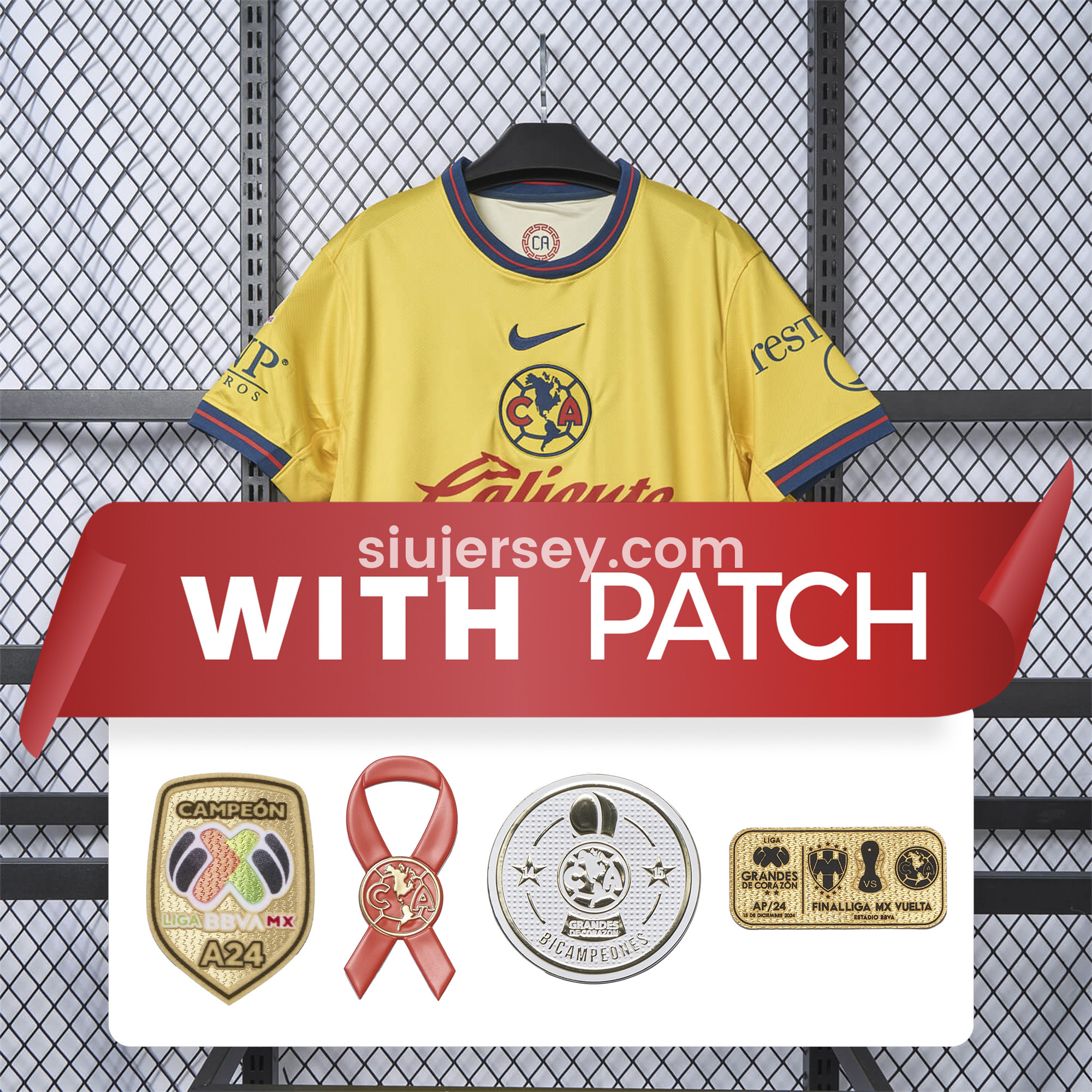 SIUjerseys-Club América 24-25 Home Jersey - Fans Version