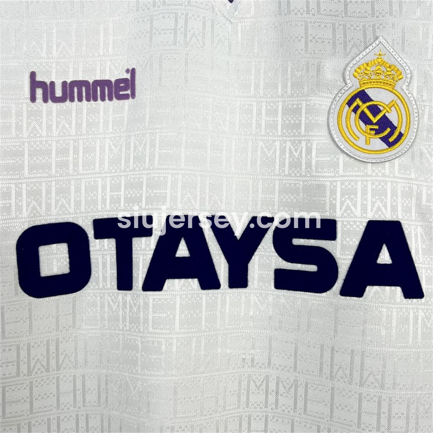 SIUjerseys-Retro Real Madrid 1990-92 Home Jersey