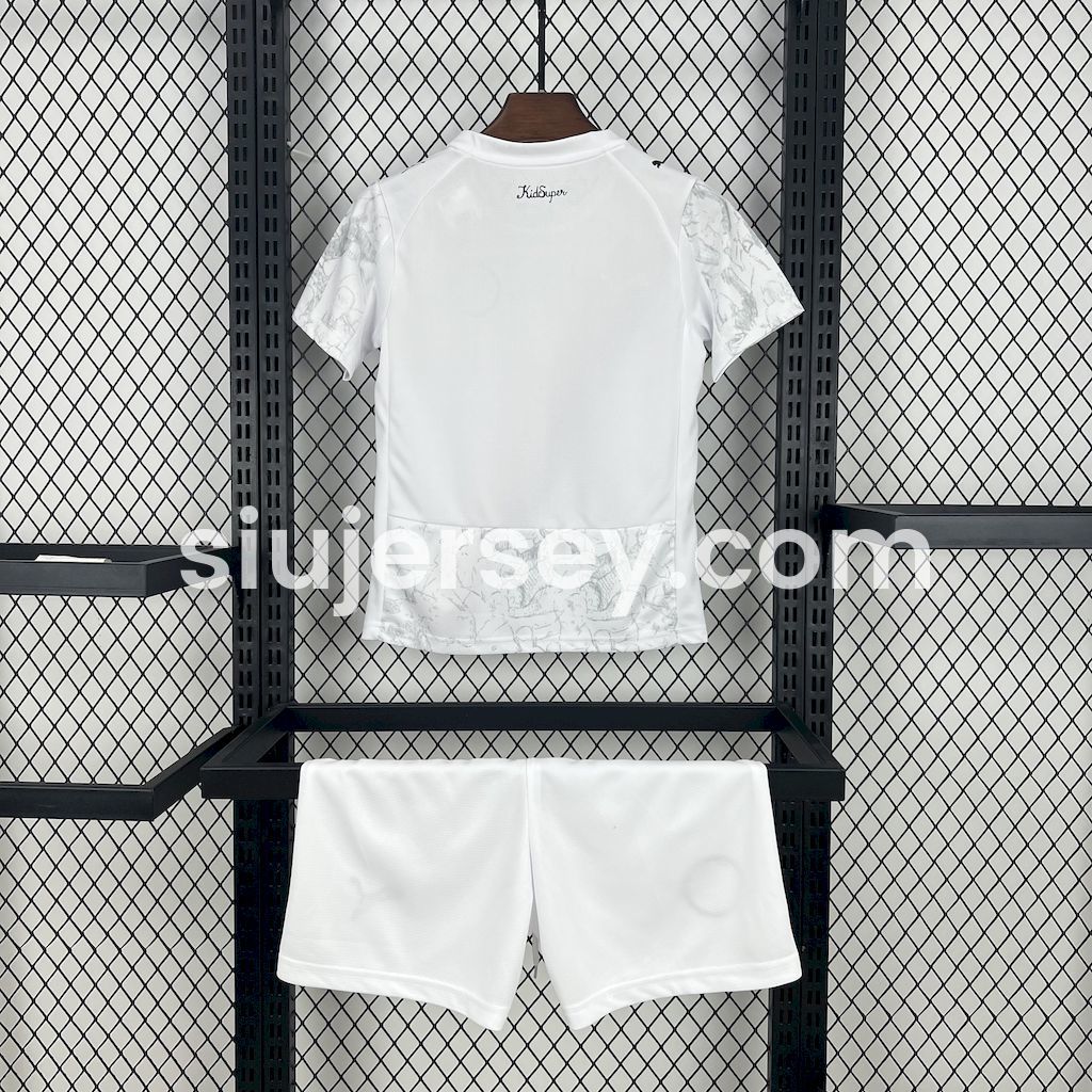 SIUjerseys-Manchester City 25-26 Away Kids Kit