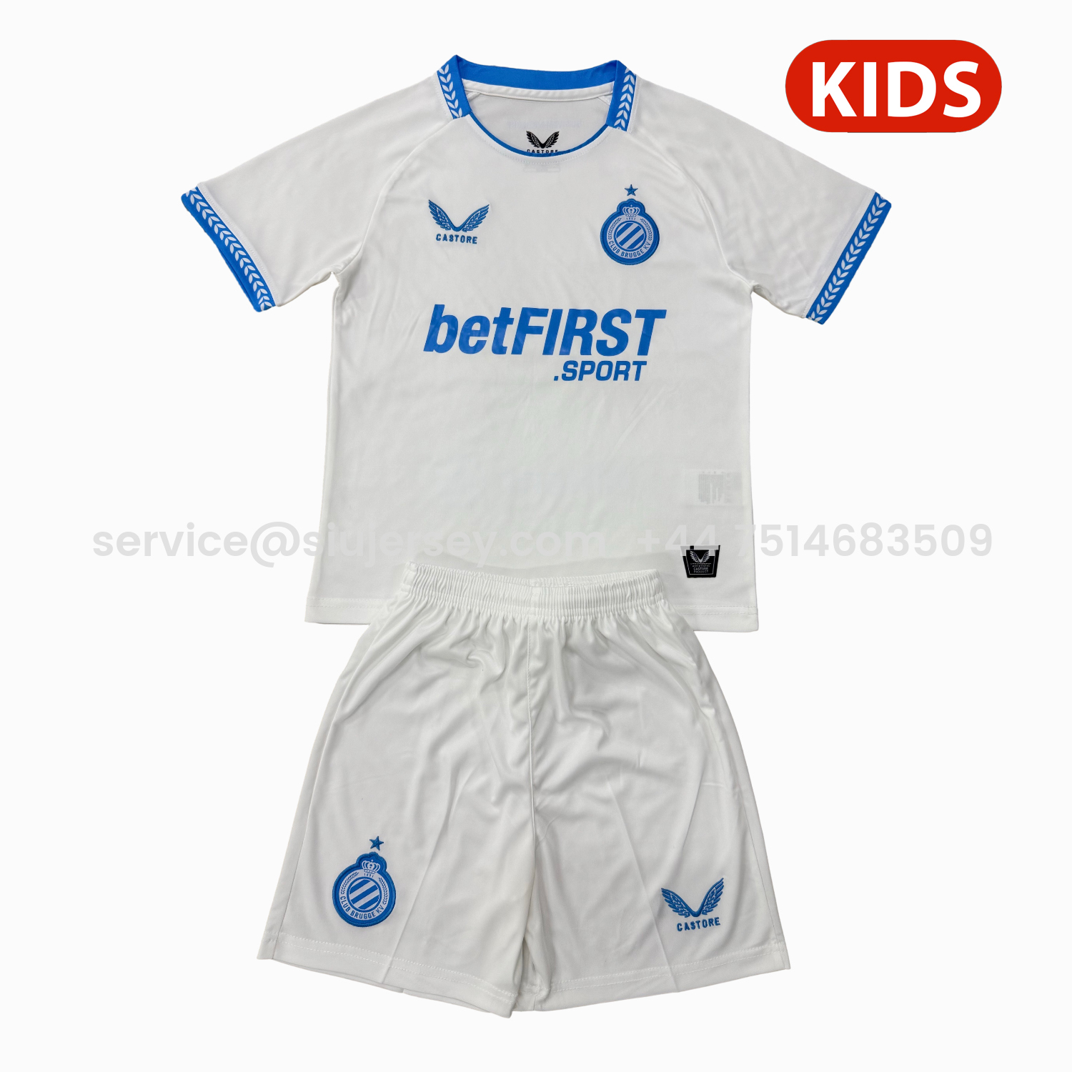 SIUjerseys-Club Brugge 25-26 Away Kids Kit