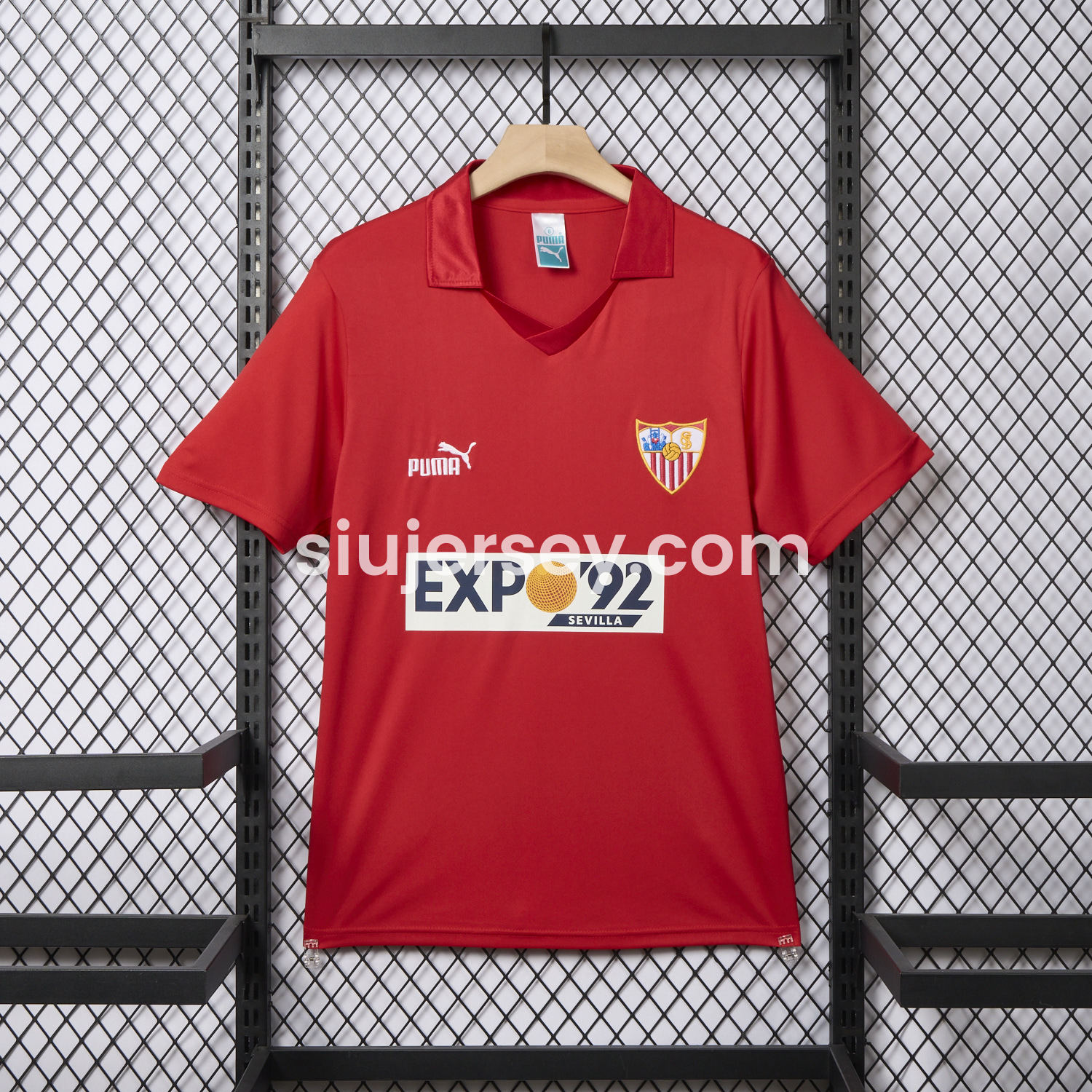 SIUjerseys-Retro Sevilla FC 1987-90 Away Jersey