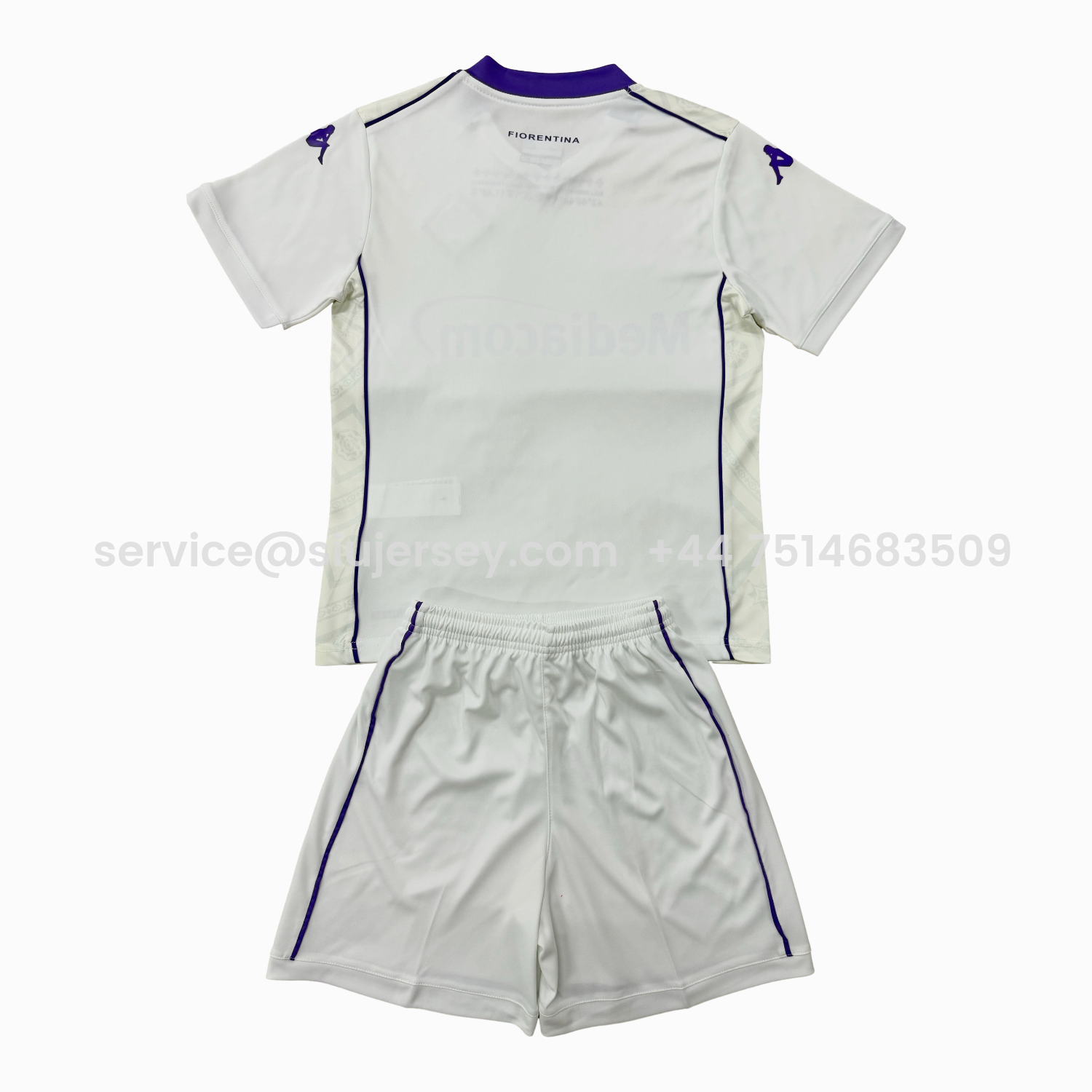 SIUjerseys-Fiorentina 25-26 Away Kids Kit