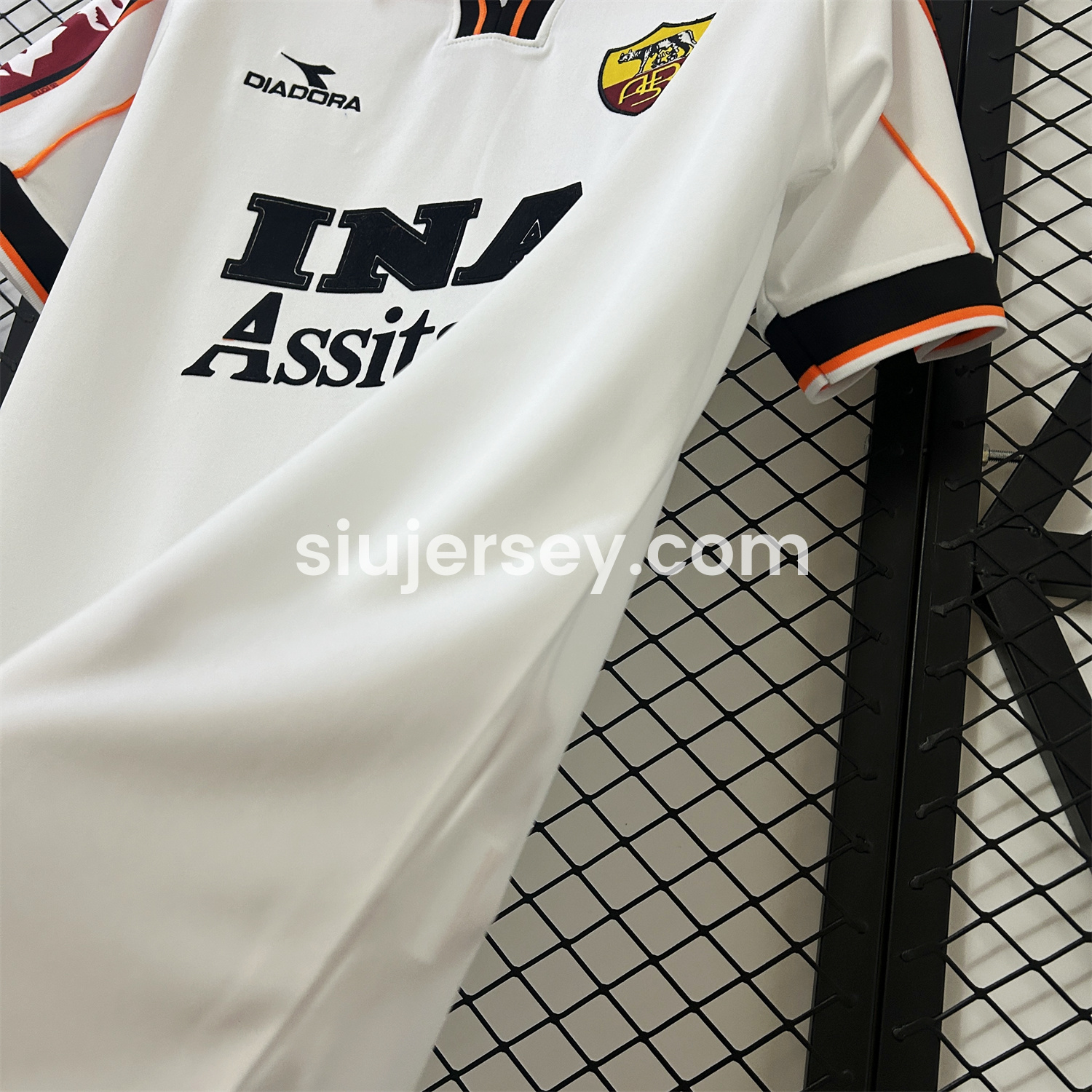 SIUjerseys-Retro Roma 1998-99 Away Jersey