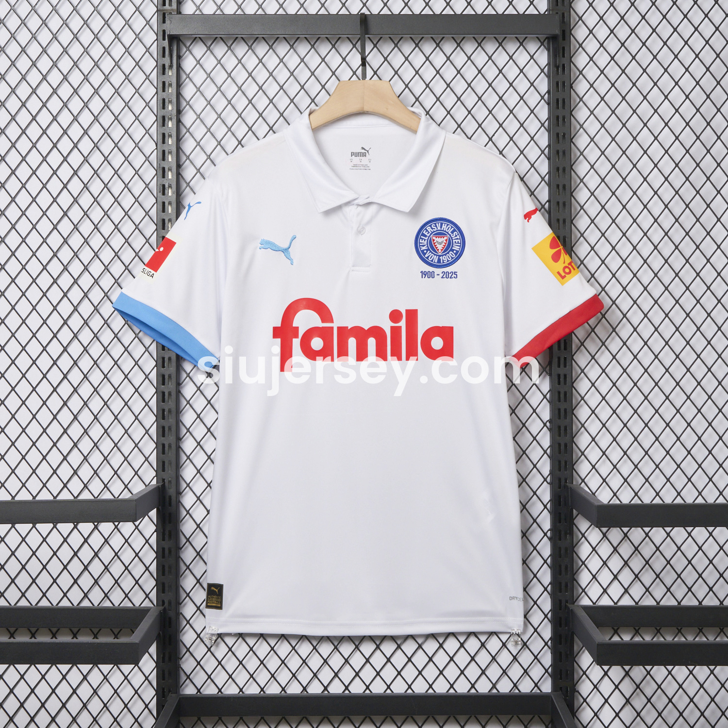 SIUjerseys-Holstein Kiel 2025 125th Anniversary Jersey - Fans Version