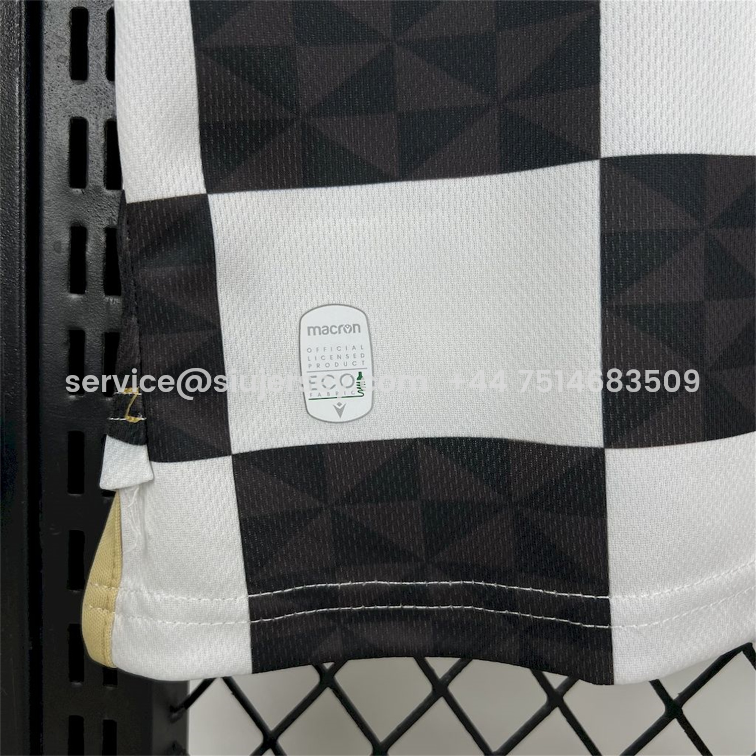 SIUjerseys-AD Ceuta 24-25 Copa del Rey Black White Jersey - Fans Version