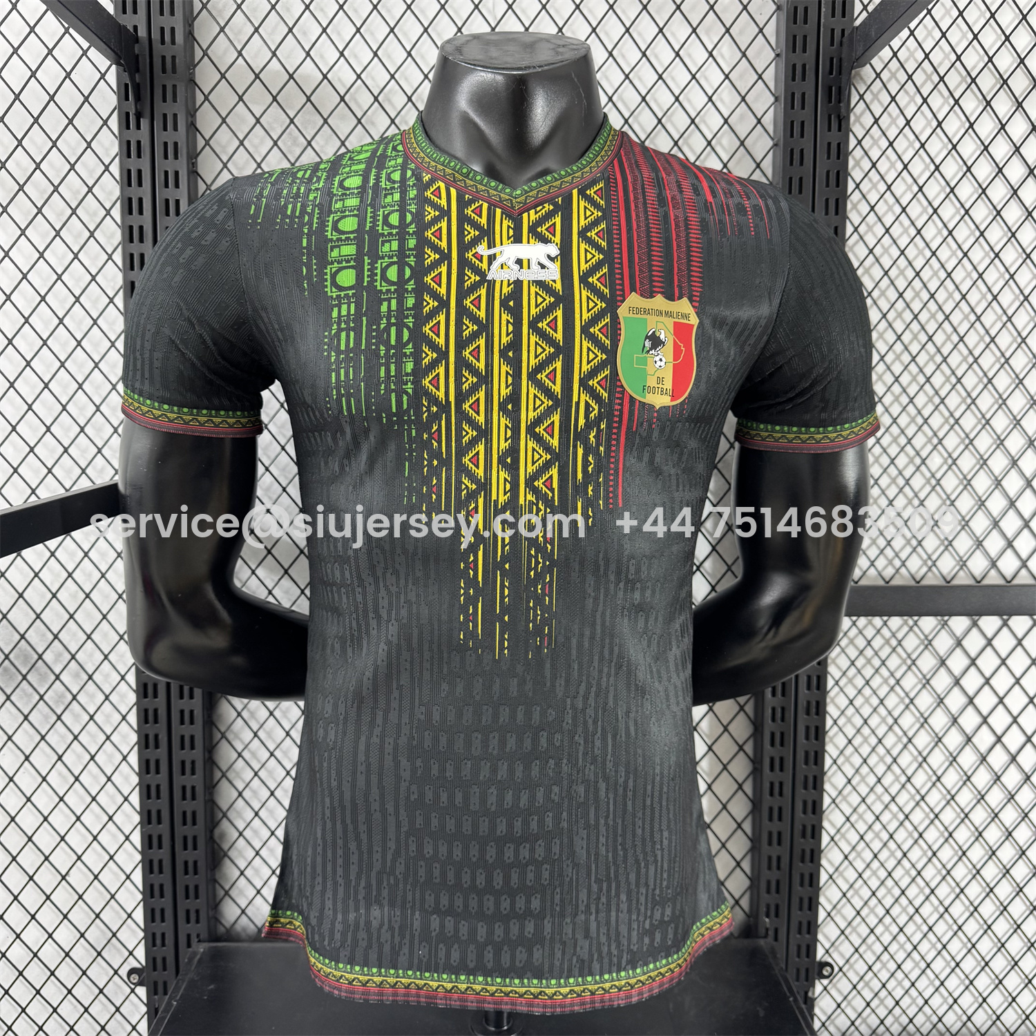 SIUjerseys-Mali 2025 Third Black Jersey - Player Version