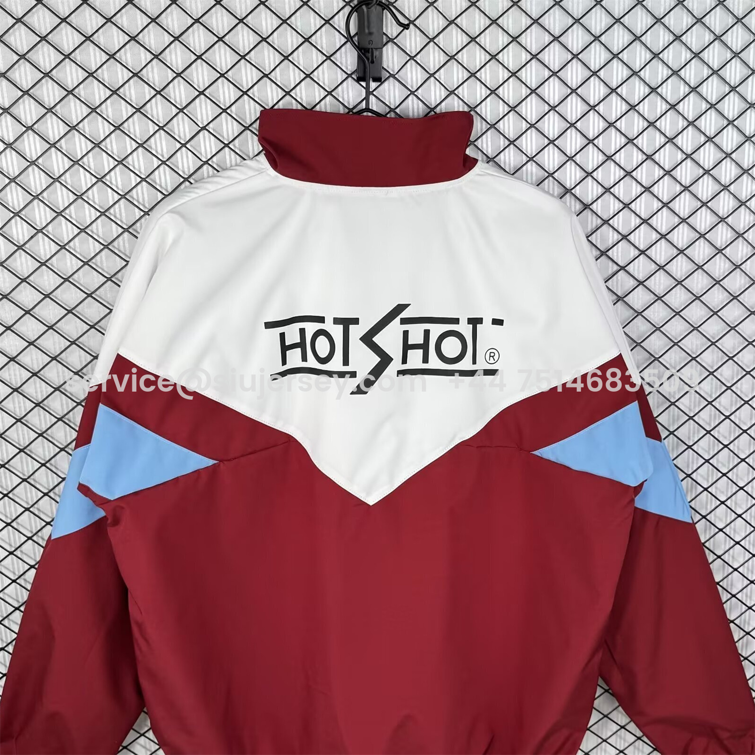 SIUjerseys-Retro Sevilla 1993-94 Home Windbreaker Jacket - White And Red