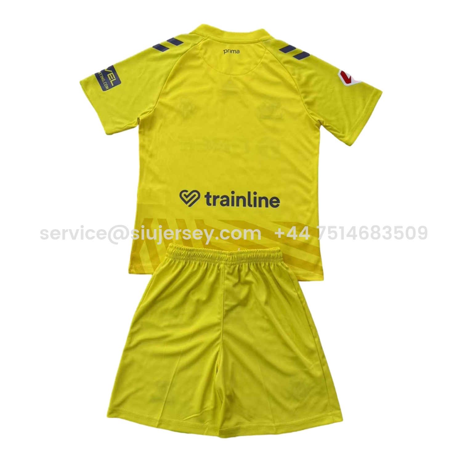 SIUjerseys-Real Betis 25-26 Yellow Goalkeeper Kids Kit