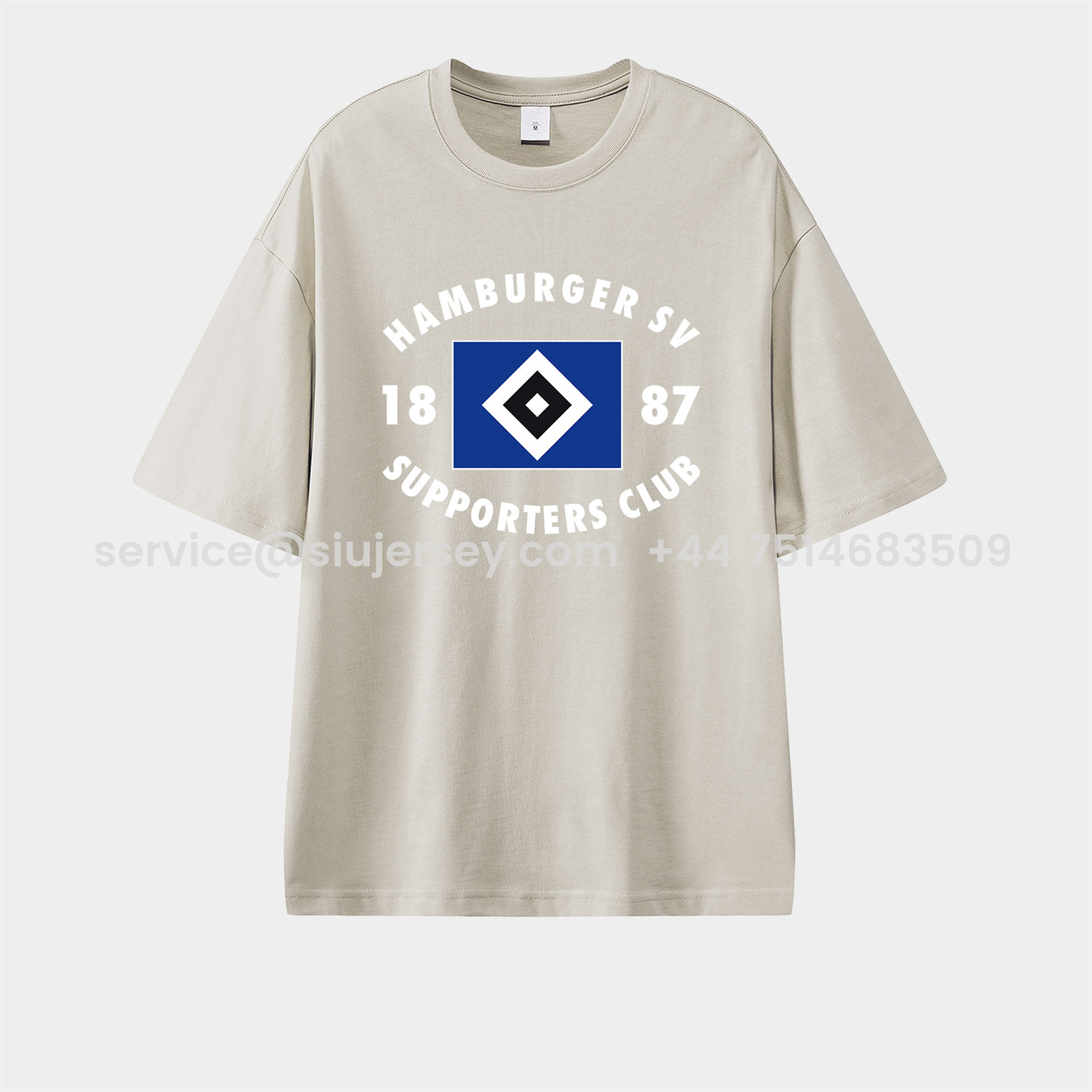 SIUjerseys-Hamburger SV 1887 Supporters Club Unisex Pure Cotton T-shirt