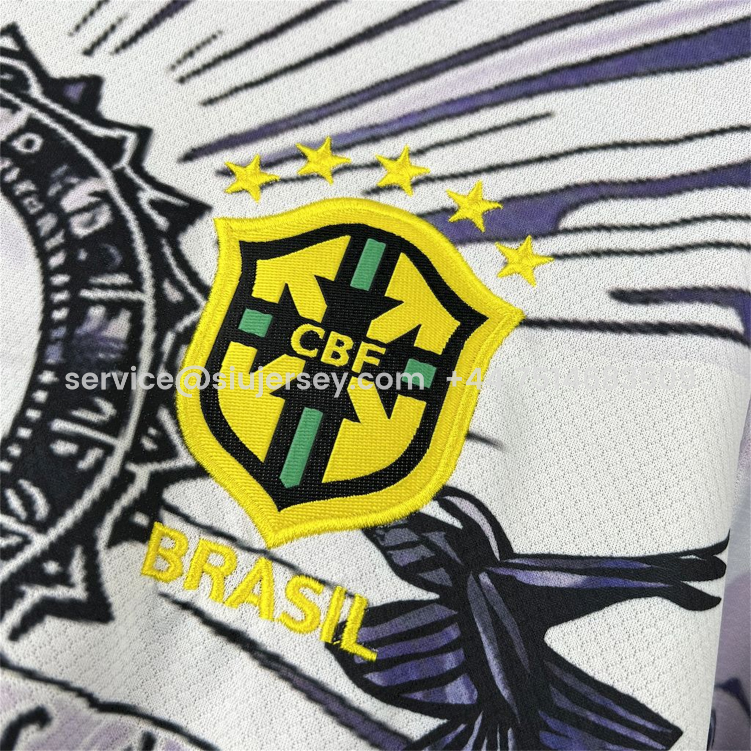 SIUjerseys-Brazil 25-26 Dark Purple Jesus Statue Special Jersey - Fans Version