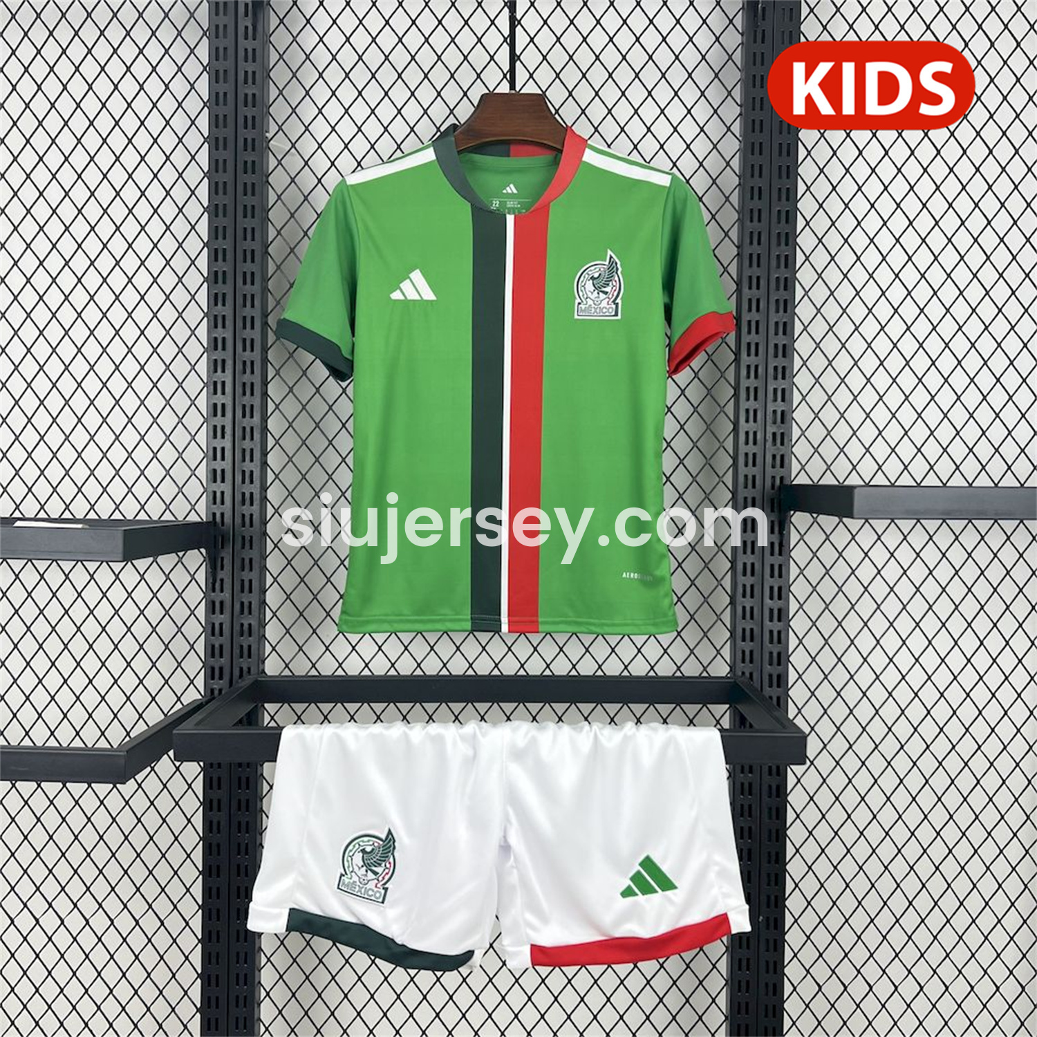 SIUjerseys-Mexico 25-26 Home Kids Kit