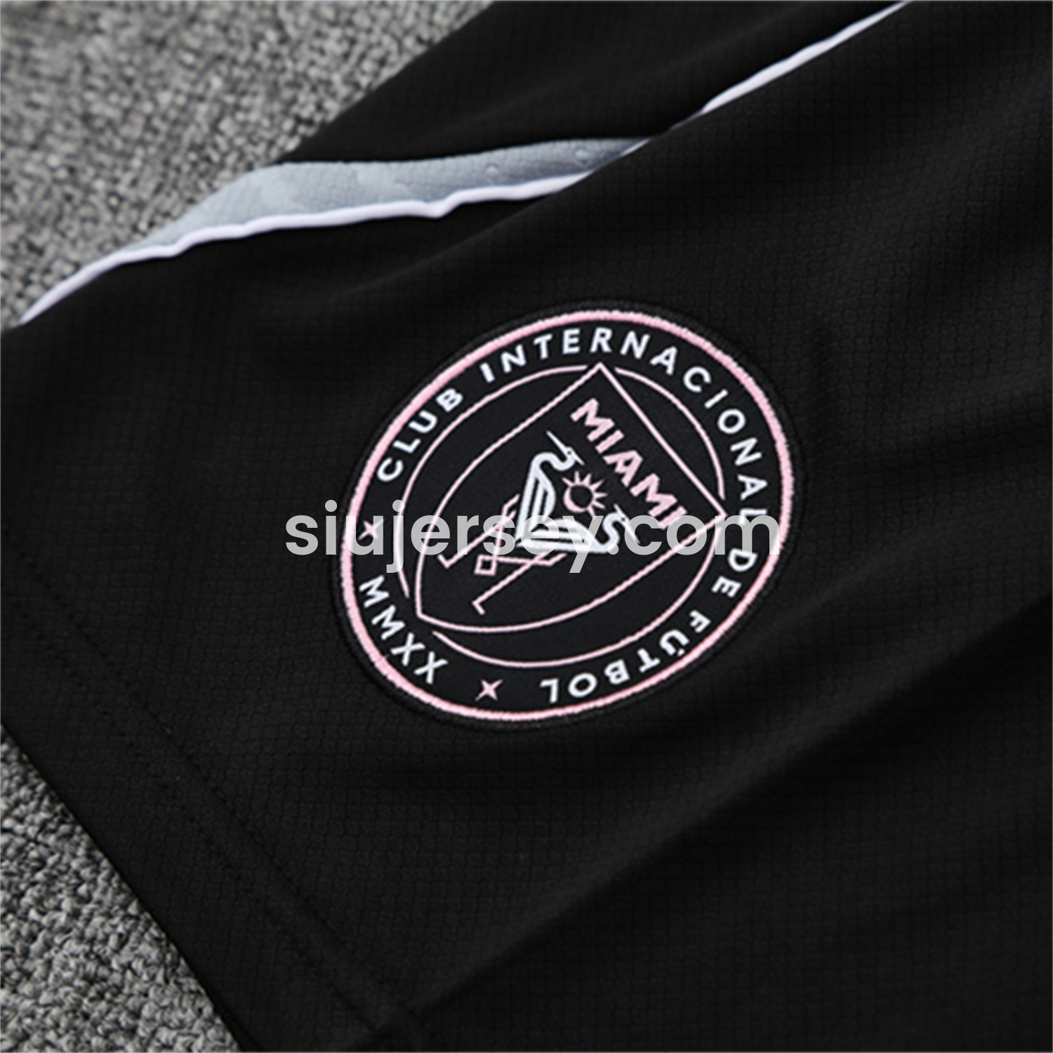 SIUjerseys-INT M.A.M 25-26 Short-Sleeve Training Set - Black Top and Shorts