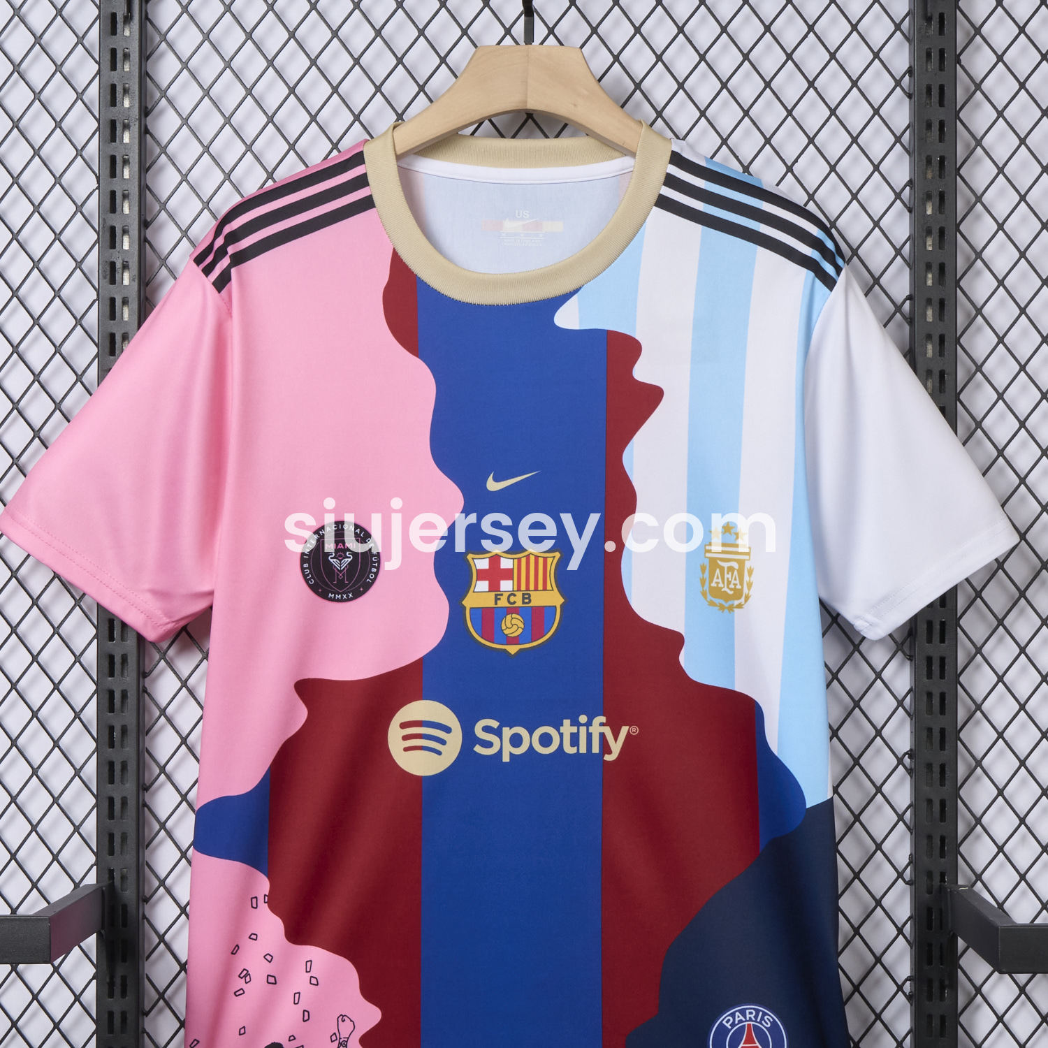 SIUjerseys-Messi Career Commemorative Jersey - Fans Version - Barcelona Argentina Paris Saint-Germain PSG INT M.A.M