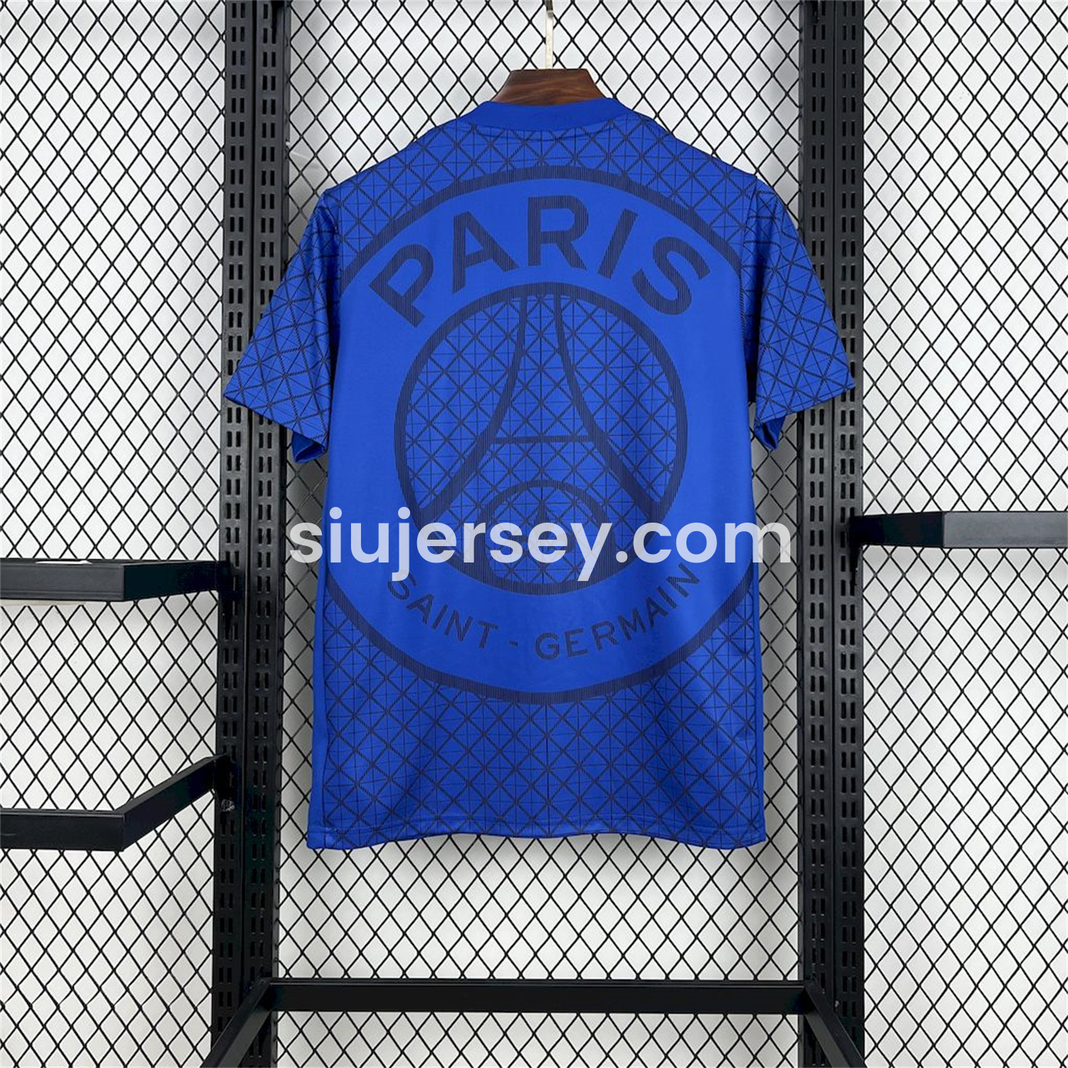 SIUjerseys-Paris Saint-Germain PSG 25-26 Blue Pre-Match Training Jersey - Fans Version