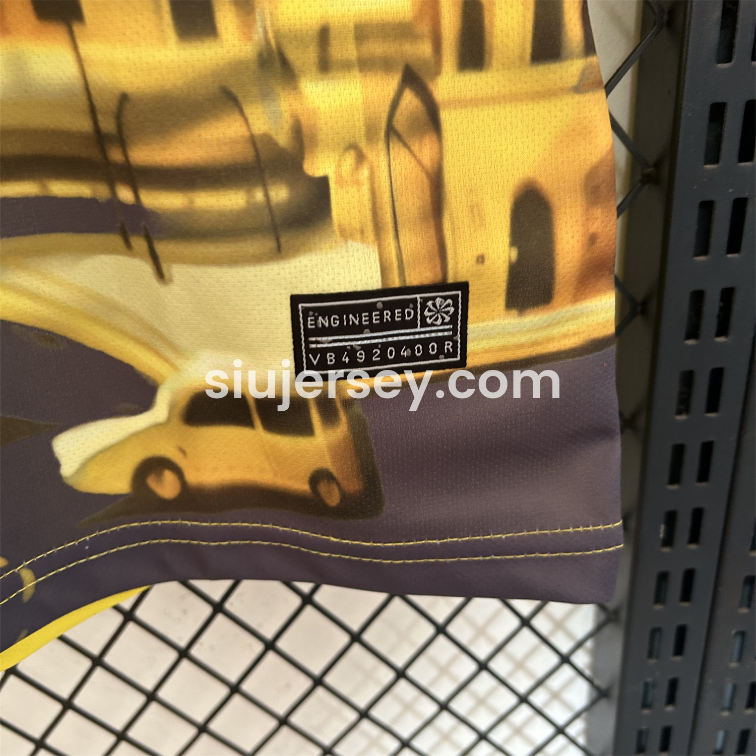 SIUjerseys-Brazil 2025-26 Church Silhouette Yellow Jersey - Fans Version