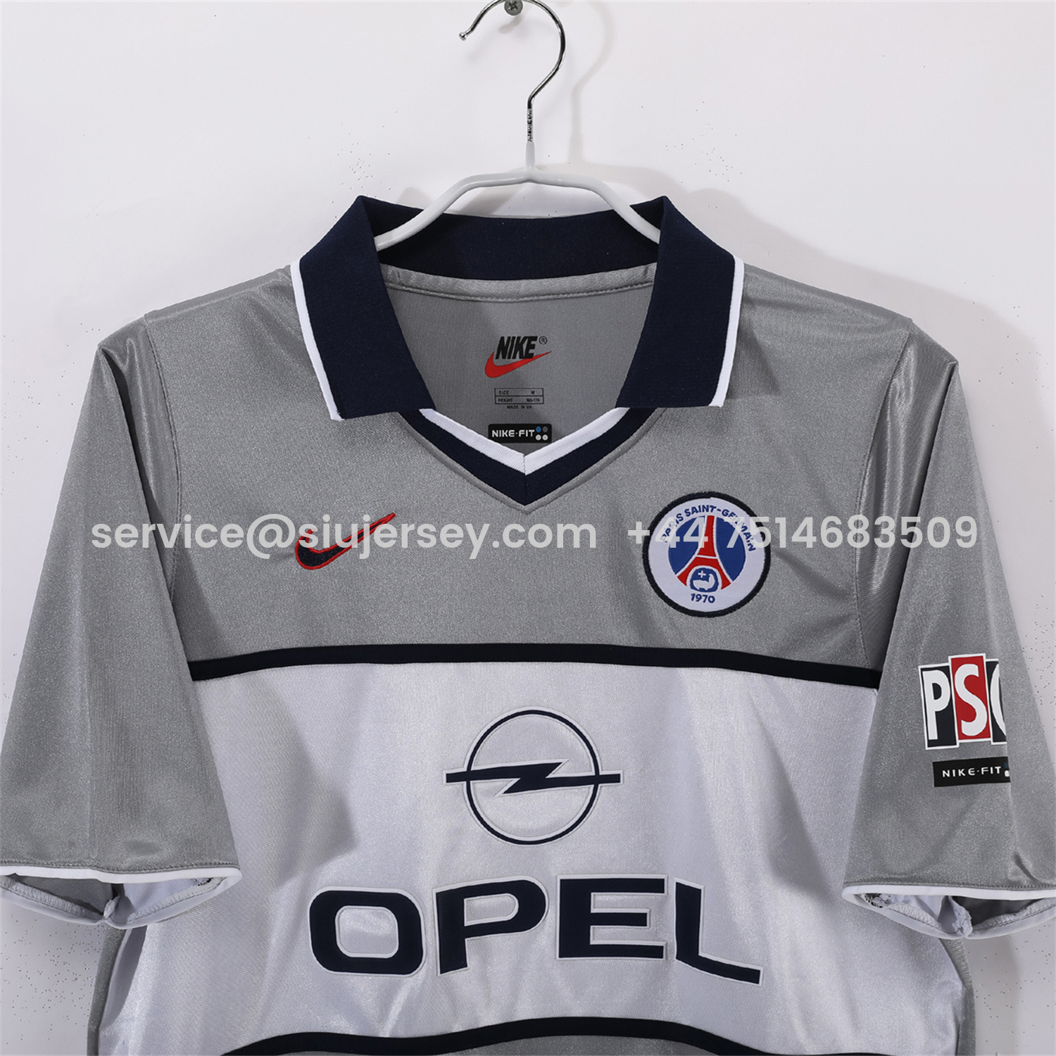 SIUjerseys-Retro Paris Saint-Germain PSG 2000-01 Away Jersey