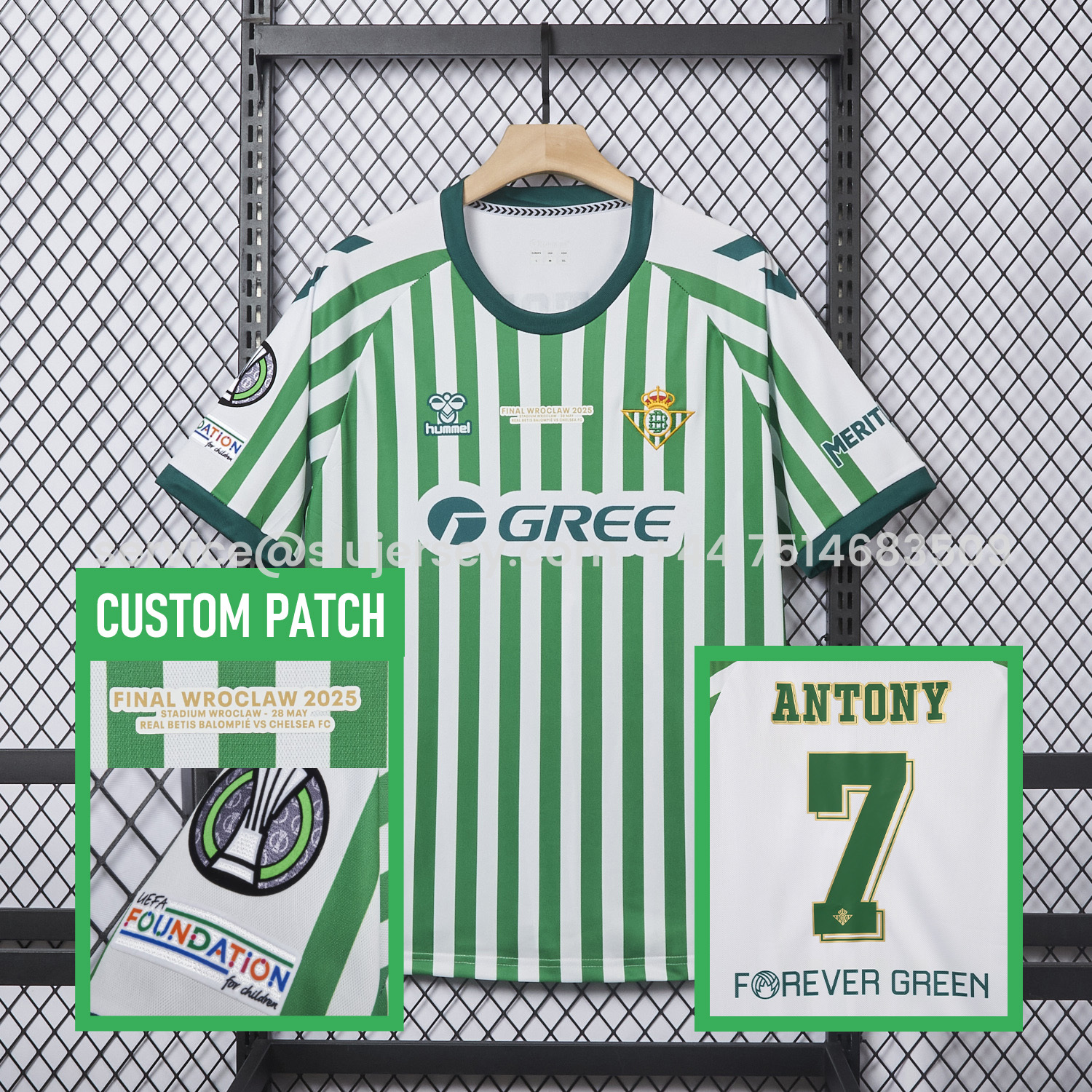 SIUjerseys-Real Betis 2025 Conference League Final Special Jersey - Fans Version