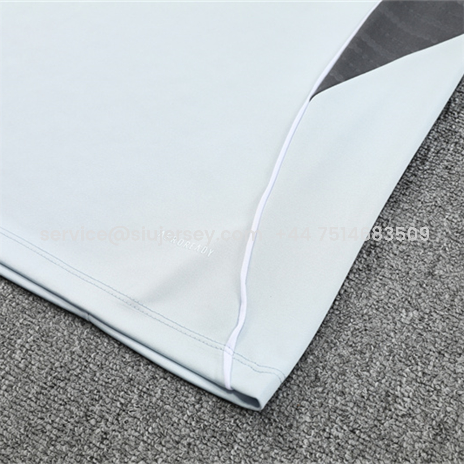 SIUjerseys-Japan 25-26 Kids Long Sleeve Training Set - Light Grey Top and Black Pants