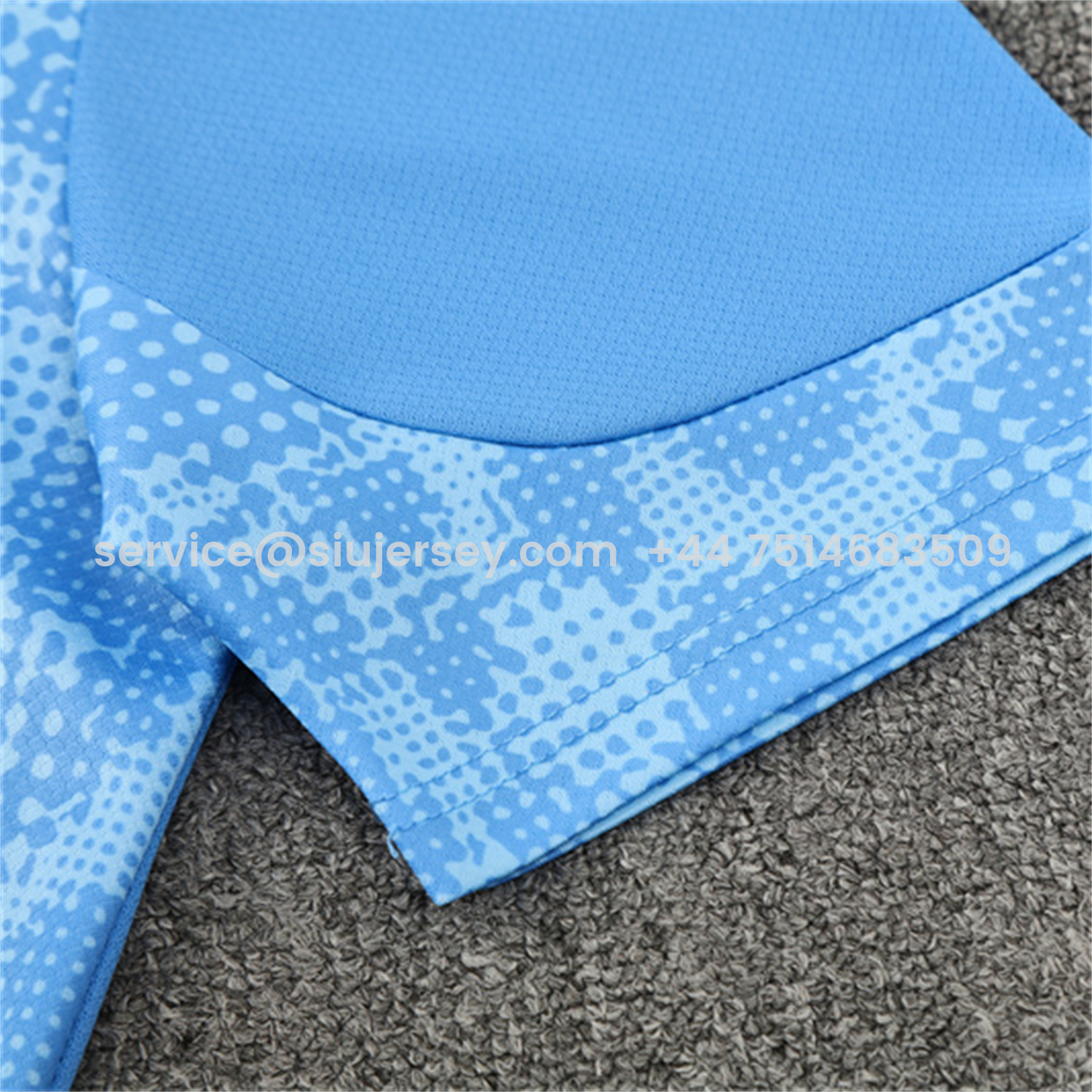 SIUjerseys-Manchester City 25-26 Short-Sleeve Training Set - Light Blue Camouflage Top & Deep Blue Shorts