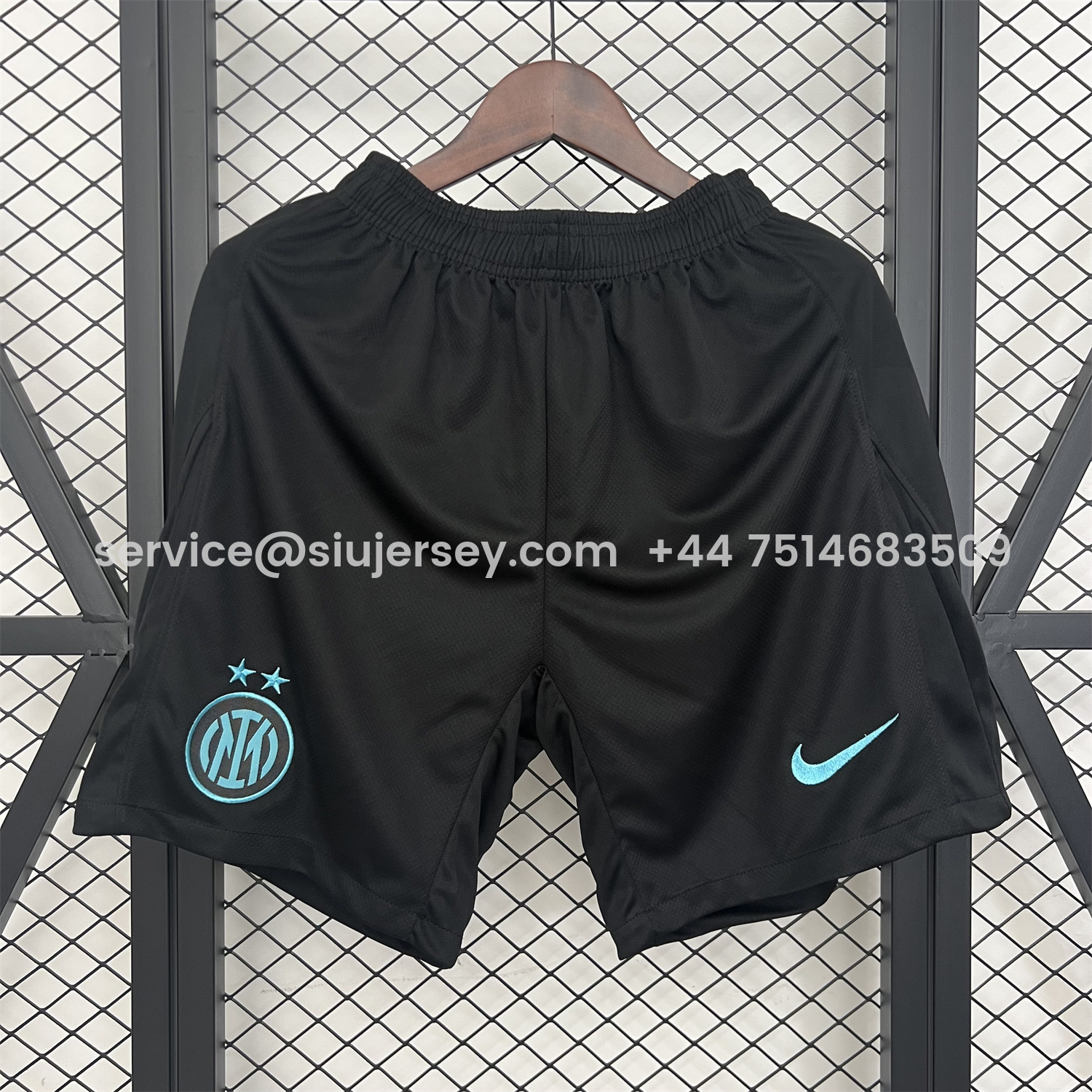 SIUjerseys-Inter Milan 25-26 Home Black Shorts - Fans Version