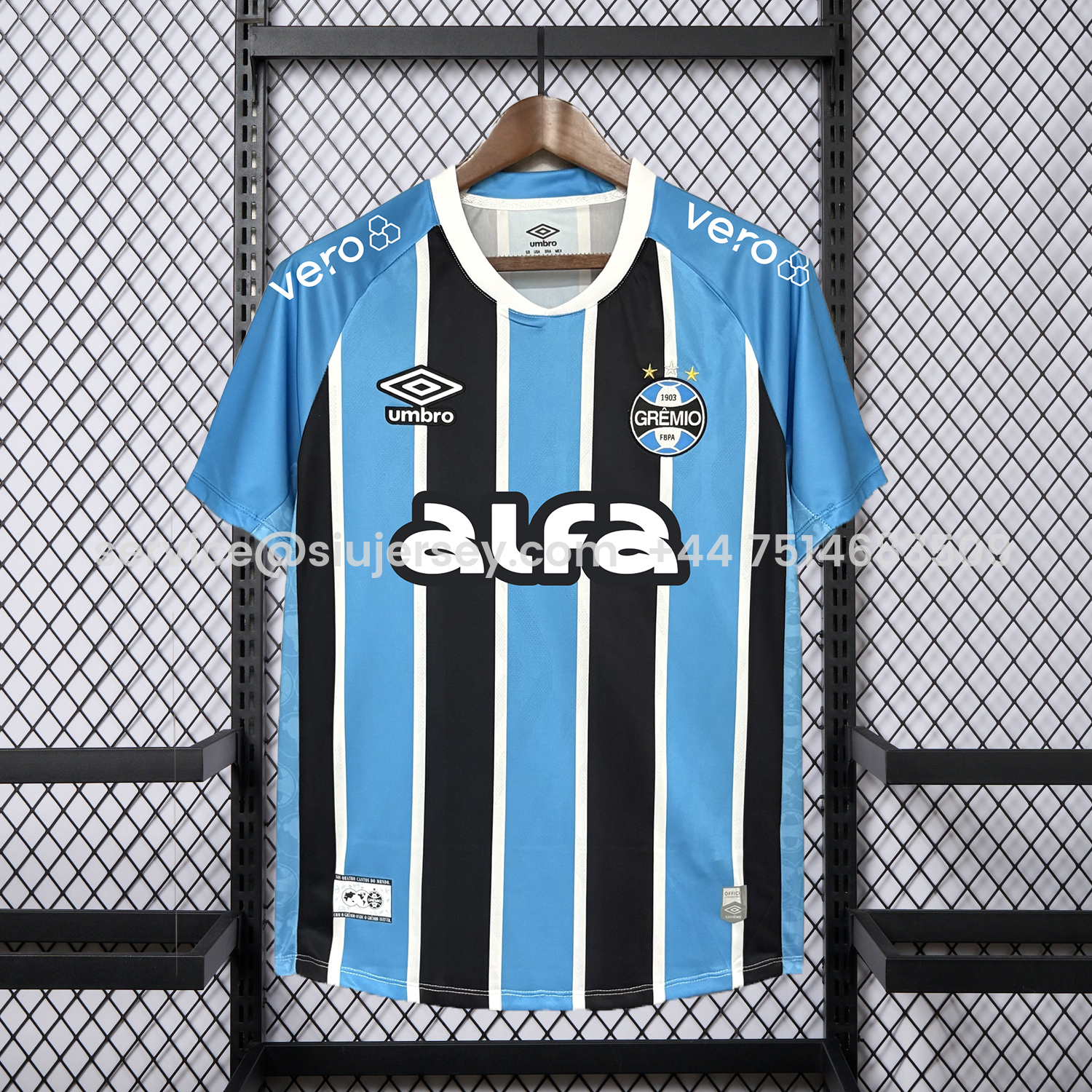SIUjerseys-Gremio 25-26 Home Jersey With Sponsors - Fans Version