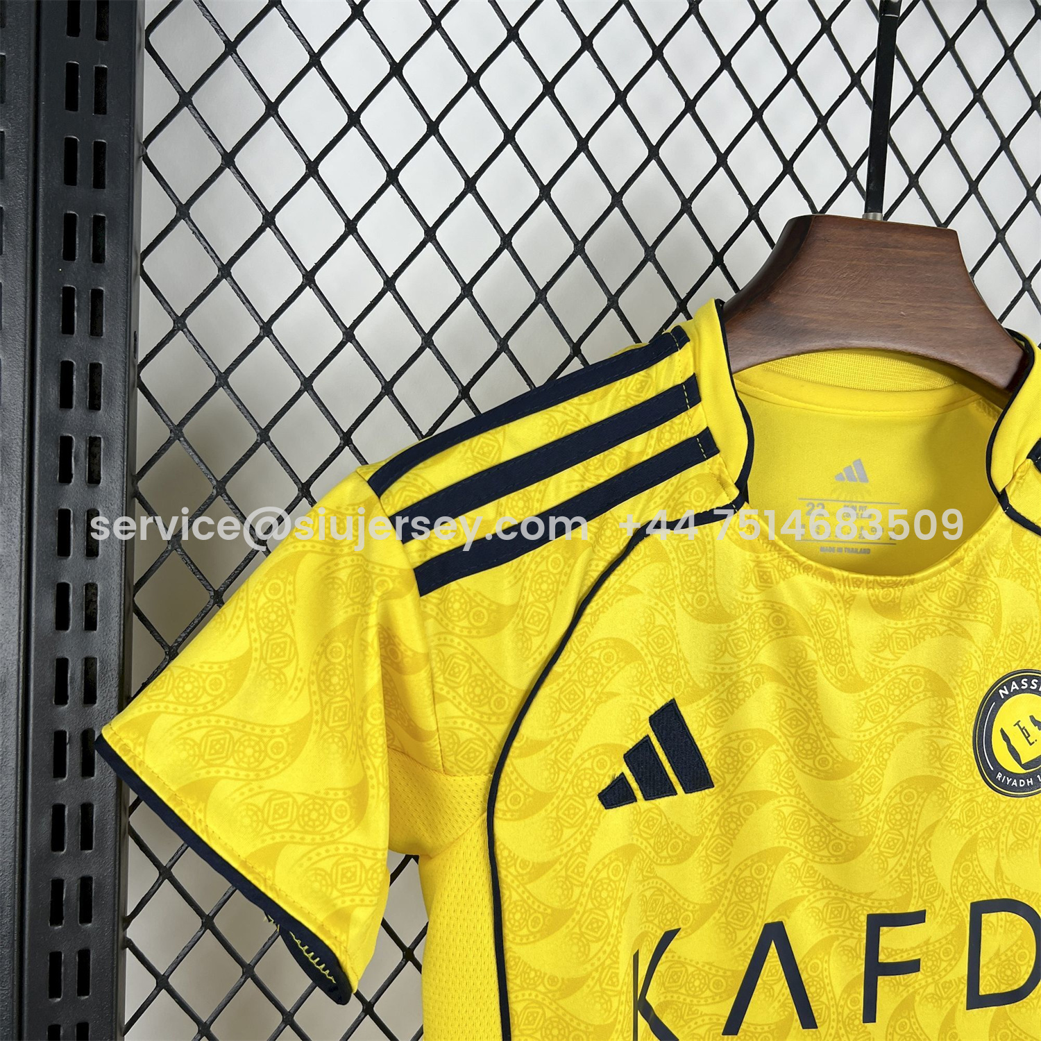SIUjerseys-Al Nassr Riyadh Victory 25-26 Home Kids Kit