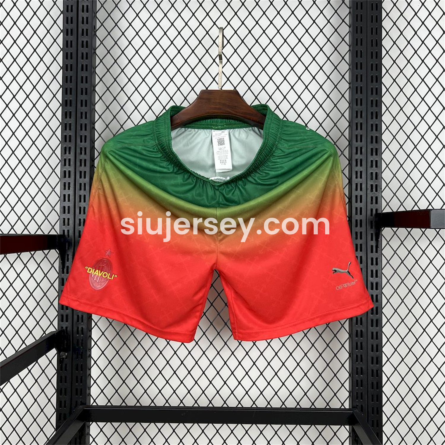 SIUjerseys-AC Milan 24-25 Fourth Red “Diavoli” Special Edition Shorts - Fans Version