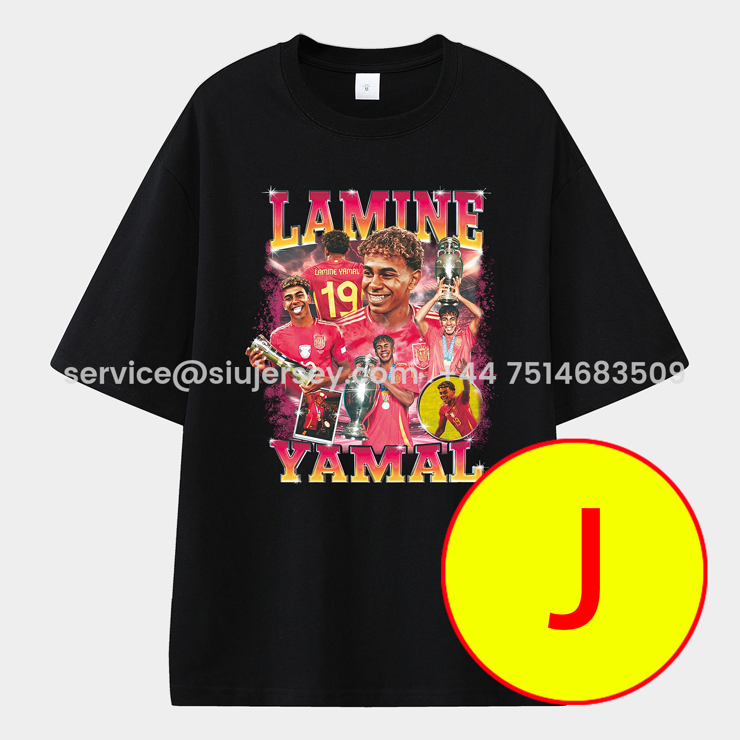 SIUjerseys-LAMINE YAMAL - Barcelona No. 10 Legend Continues 2025 Unisex Pure Cotton T-shirt