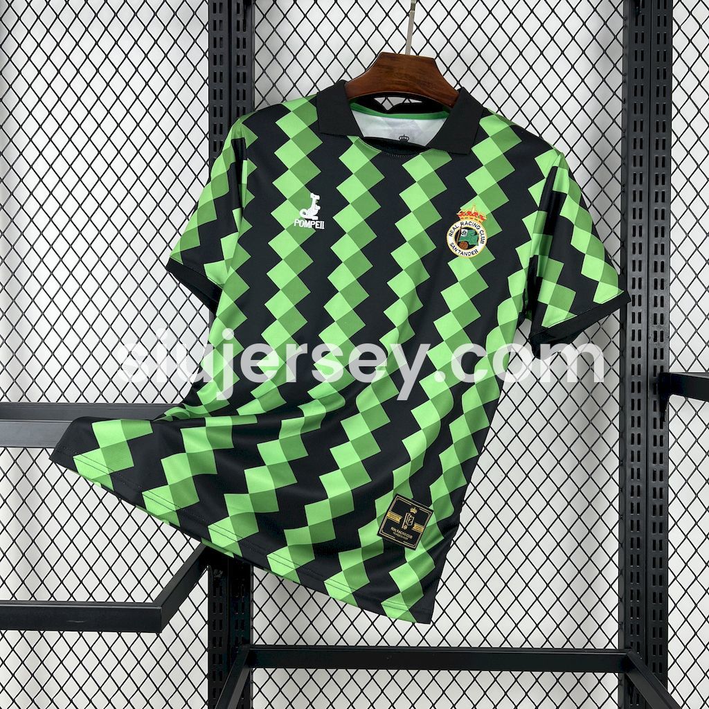 SIUjerseys-Racing de Santander 24-25 Green GK Anniversary Jersey - Fans Version