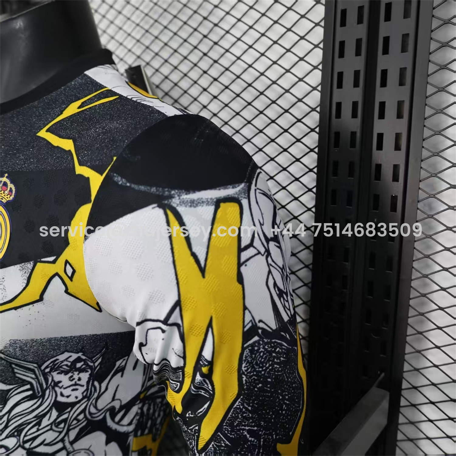 SIUjerseys-Real Madrid 25-26 Thunder Comics Pre-Match Special Long Sleeves Jersey - Player Version