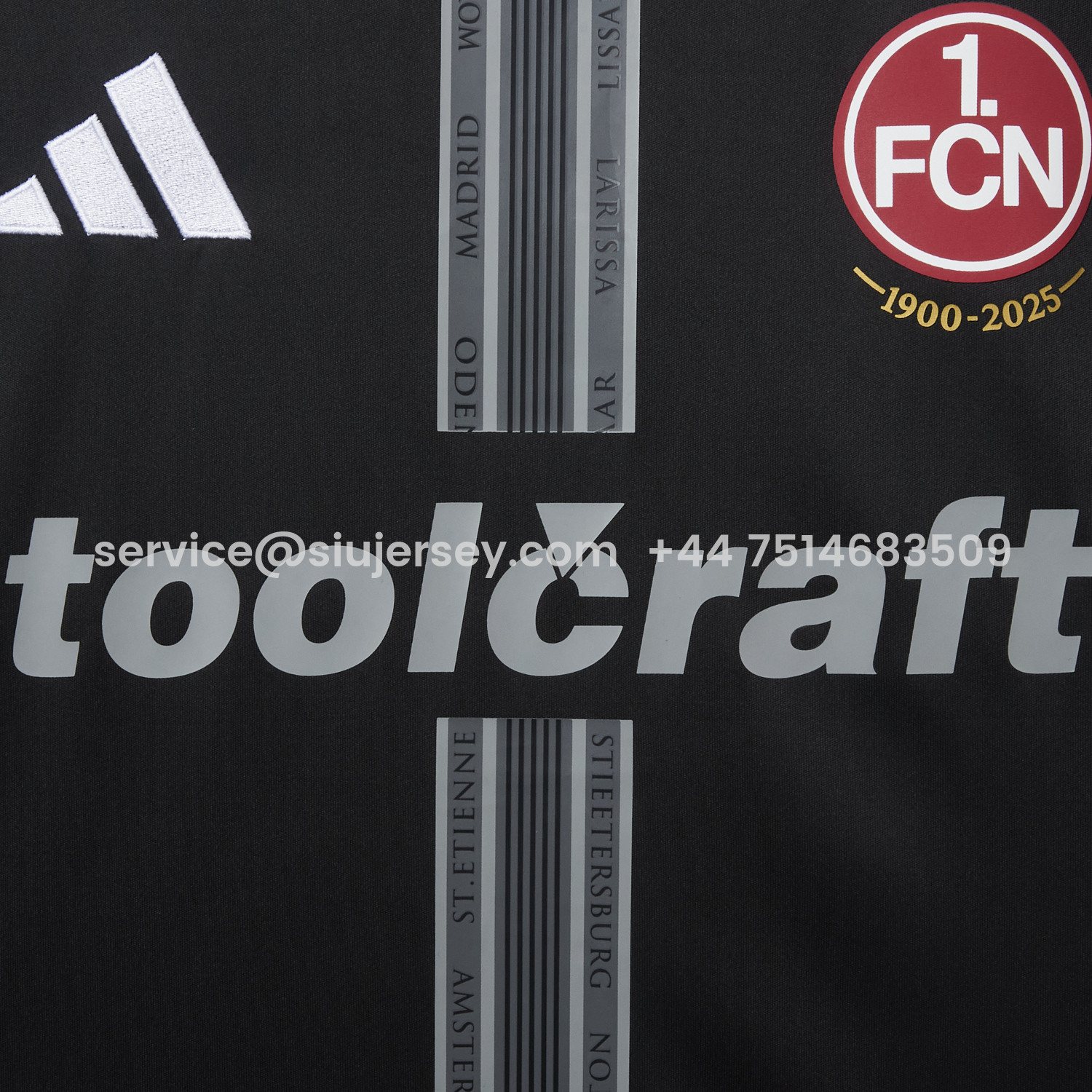 SIUjerseys-Nürnberg 25-26 Black 125-Year Anniversary Jersey - Fans Version