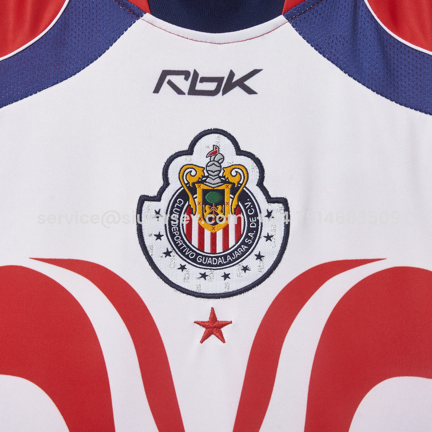 SIUjerseys-Retro Chivas de Guadalajara 2006-07 Centennial Edition Jersey