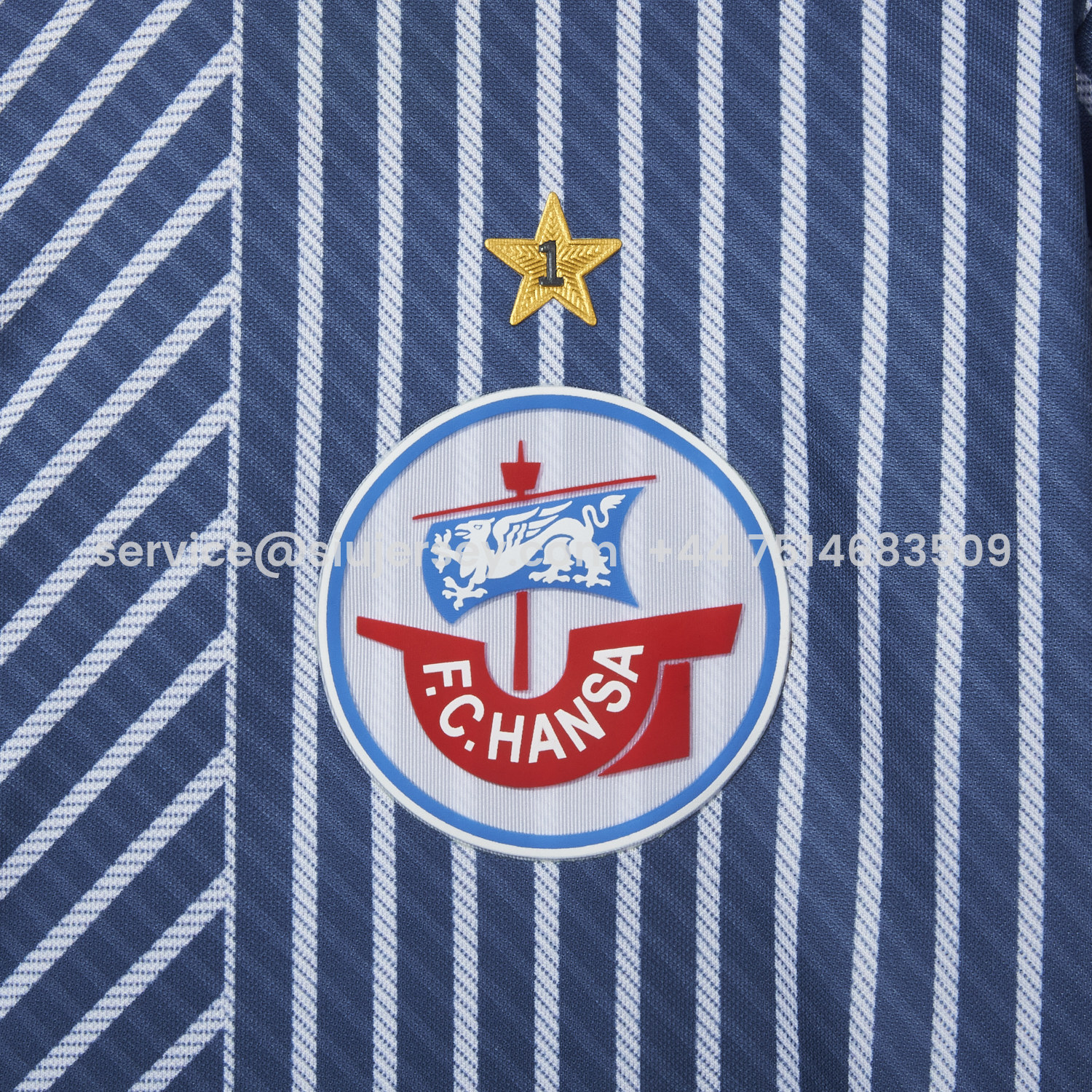 SIUjerseys-Hansa Rostock 25-26 60-Year Anniversary Fisherman Jersey - Fans Version