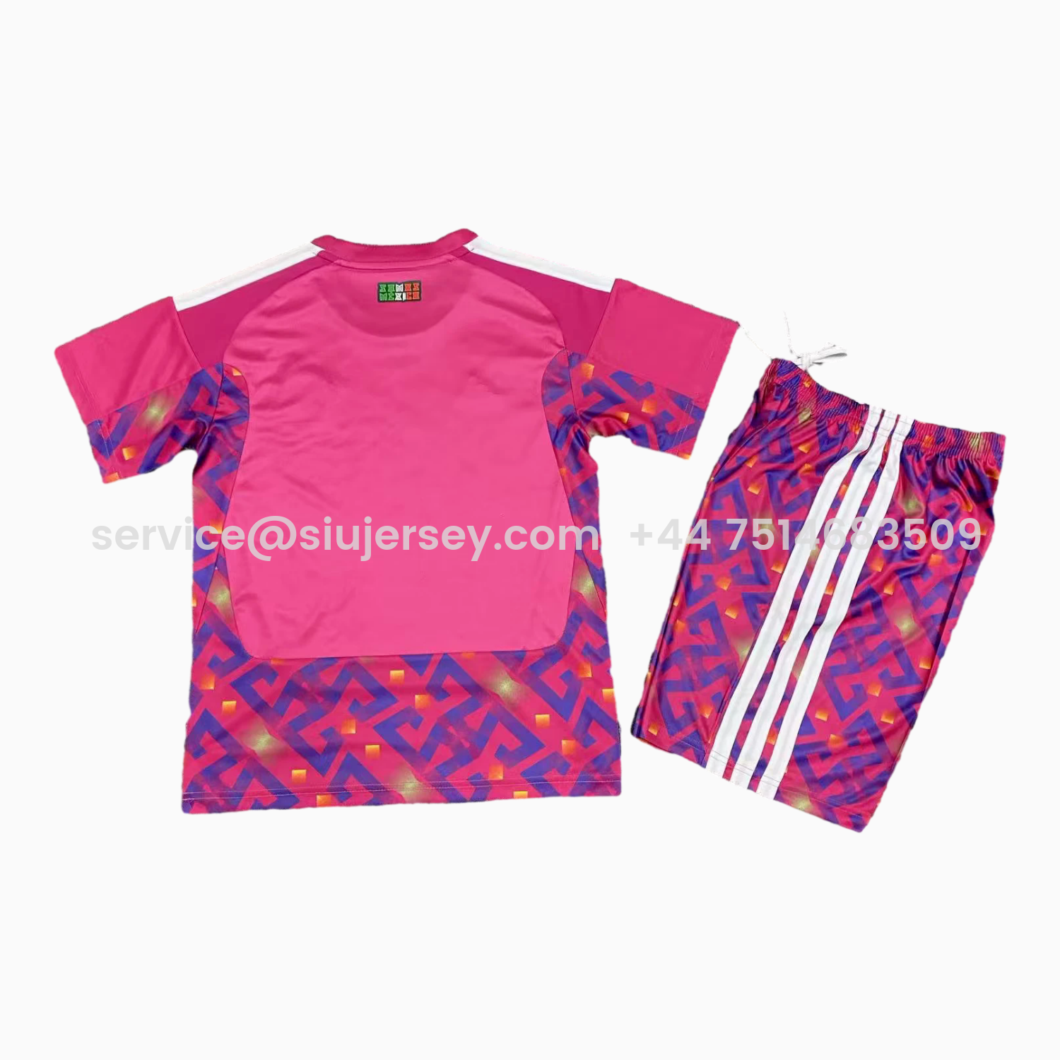 SIUjerseys-Mexico 2026 Goalkeeper Pink Kids Kit