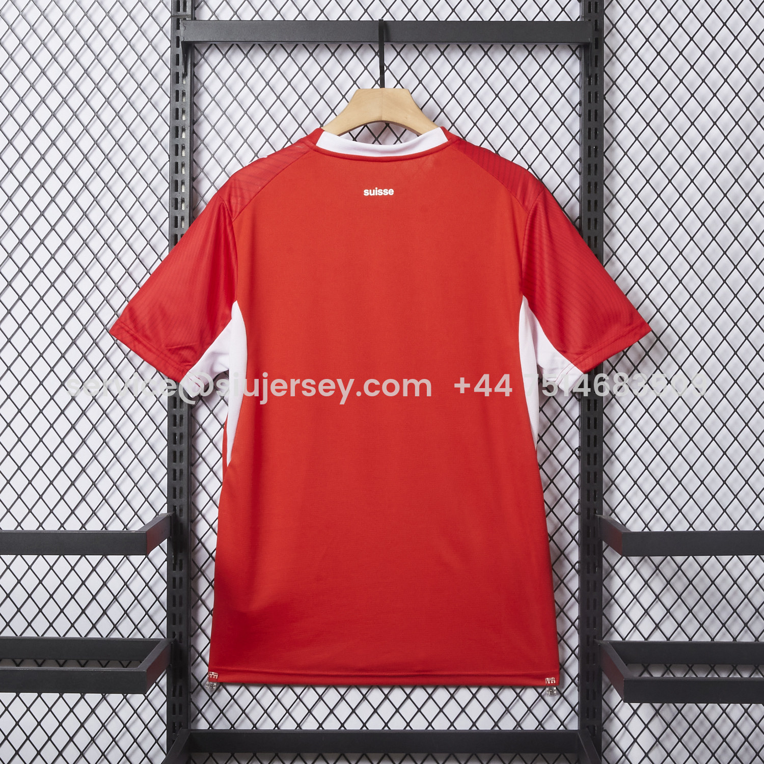 SIUjerseys-Switzerland 25-26 Home (Informal-release Version) Red Jersey - Fans Version