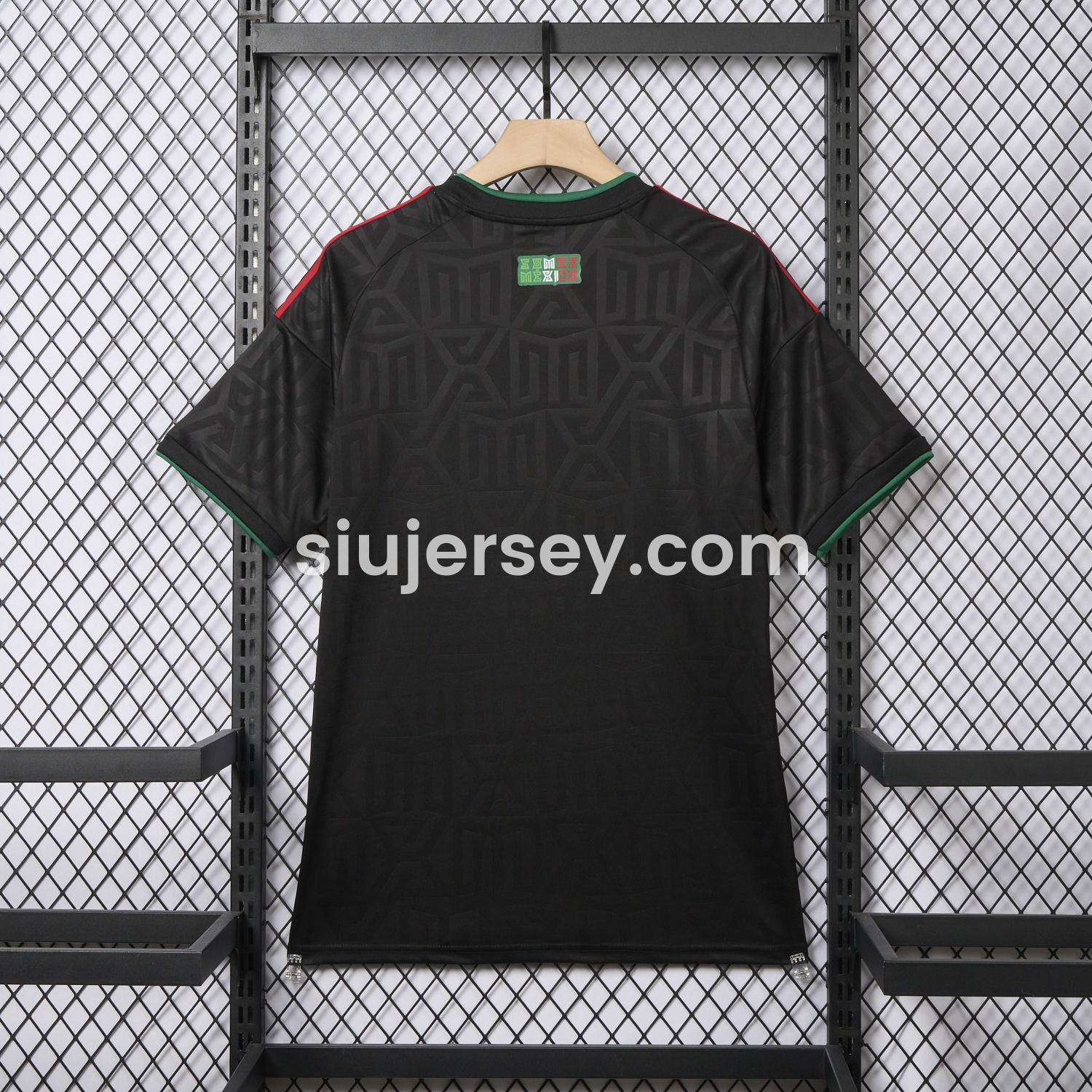 SIUjerseys-Mexico 25-26 Thire Colors Trefoil Black Special Jersey - Fans Version