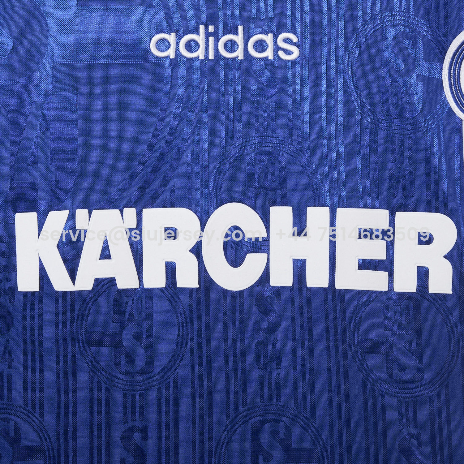 SIUjerseys-Retro Schalke 04 1996-97 Home Jersey