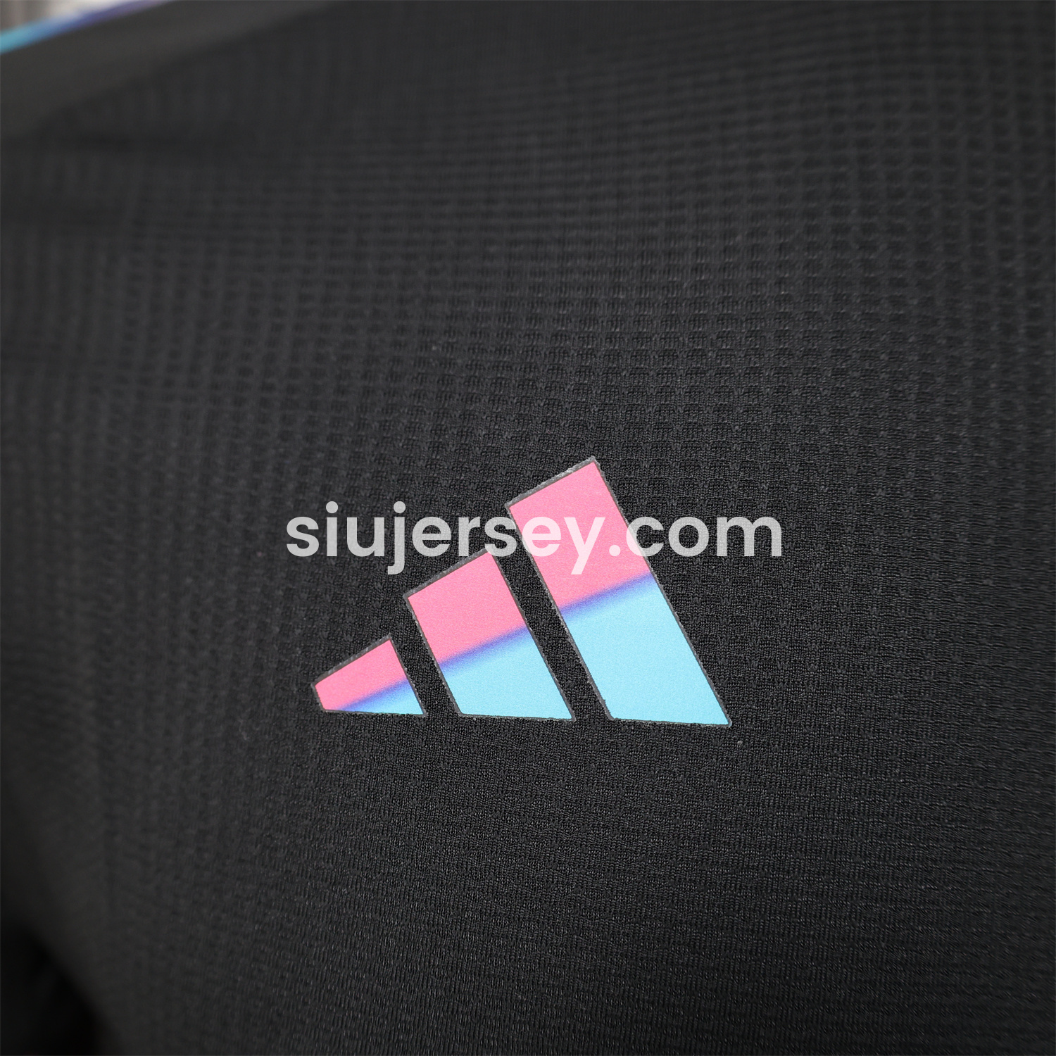 SIUjerseys-Algeria 25-26 Pure Black with Fluorescent Green Powder Advertising Jersey - Player Version