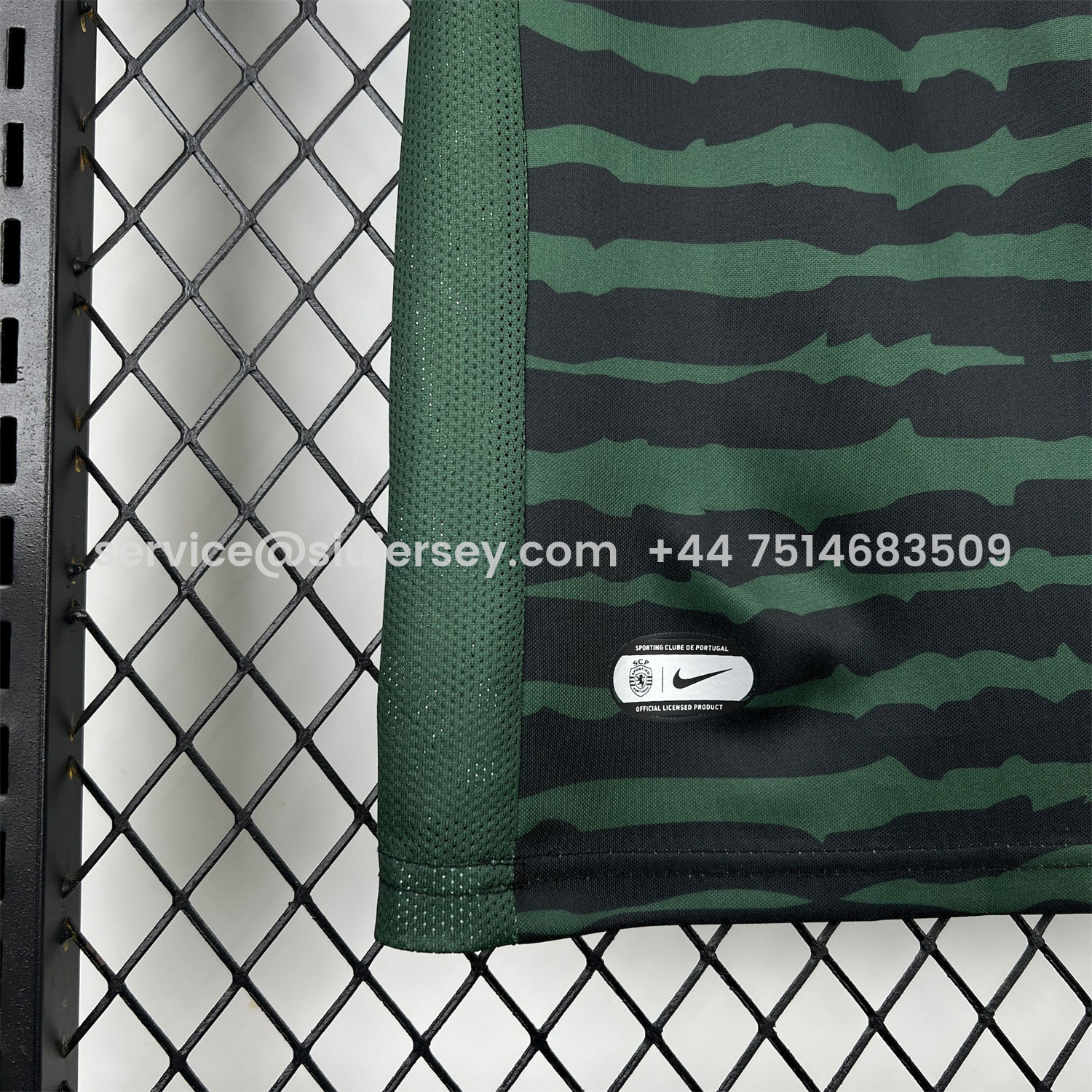 SIUjerseys-Sporting CP 25-26 Goalkeeper Green And Black Kids Kit