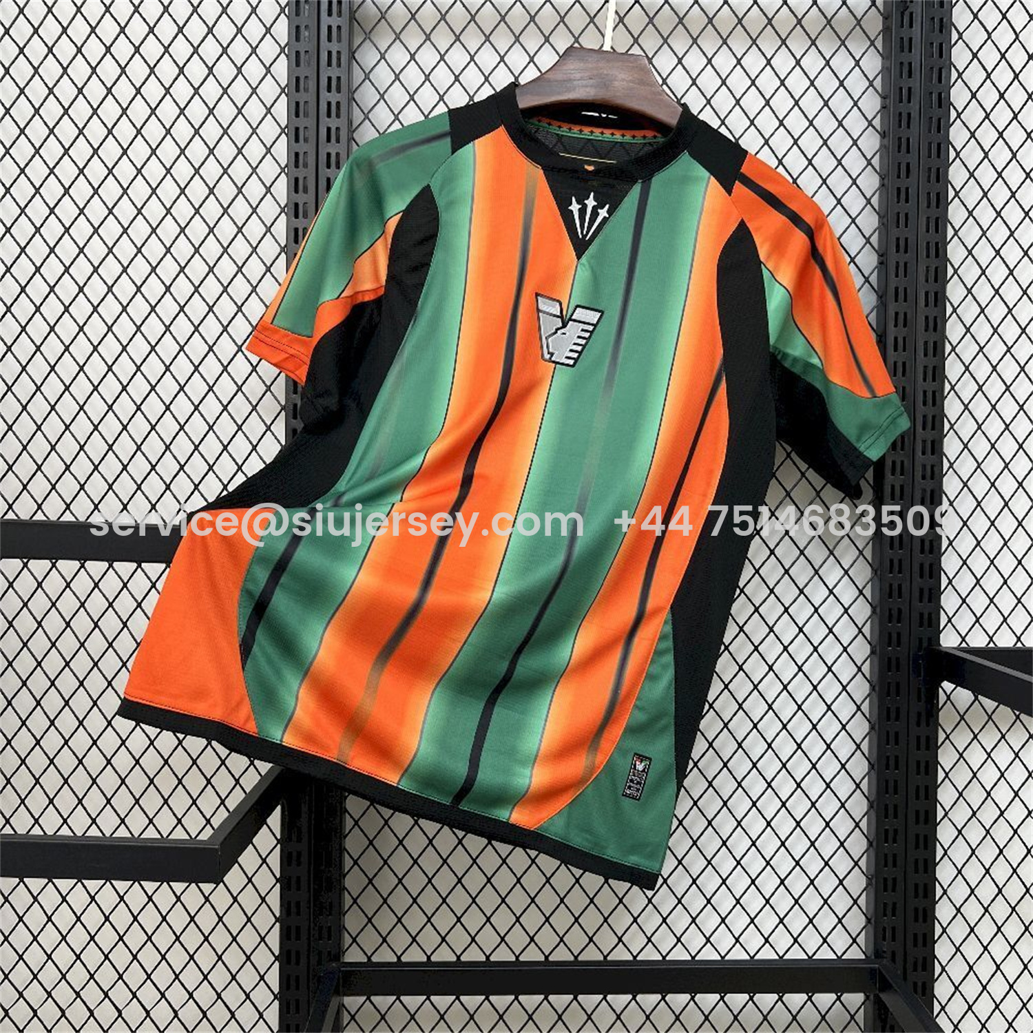 SIUjerseys-Venezia FC 25-26 Orange And Green Unsponsored Special Jersey - Fans Version