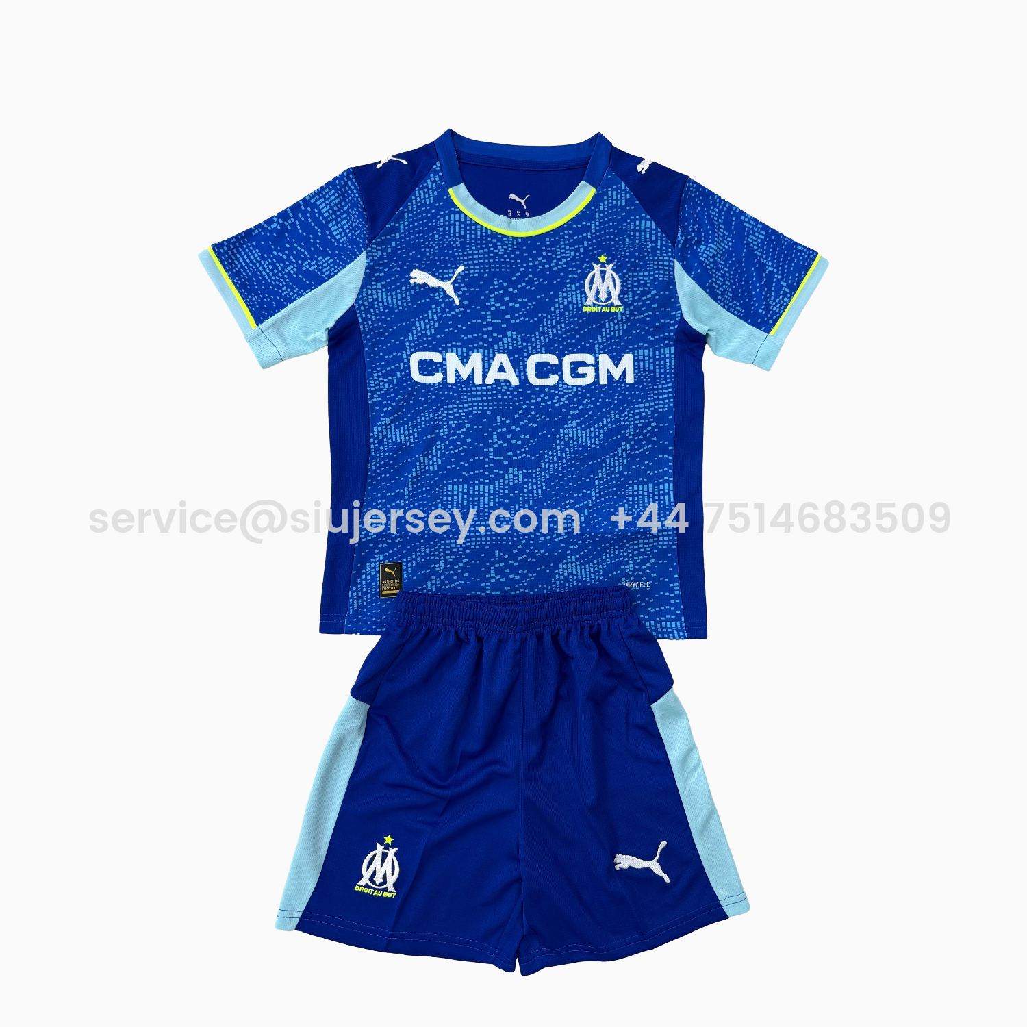 SIUjerseys-Marseille 25-26 Third Men's Adult Jersey Set - Fans Version