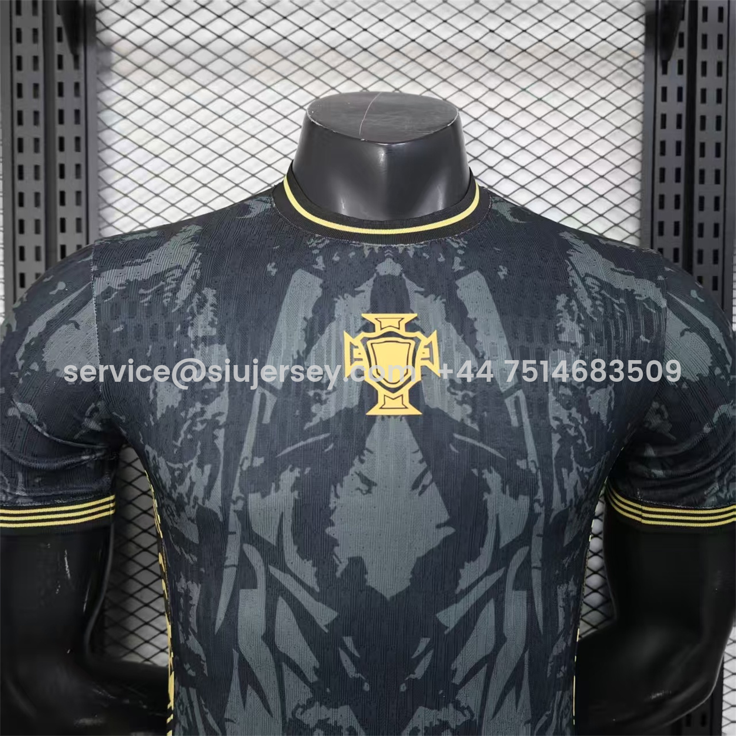 SIUjerseys-Portugal 2026 COMMA Black CR7 Special Jersey - Player Version