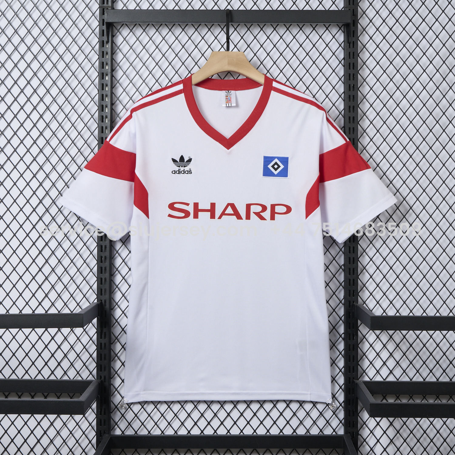 SIUjerseys-Retro Hamburger SV 1988 Home Jersey