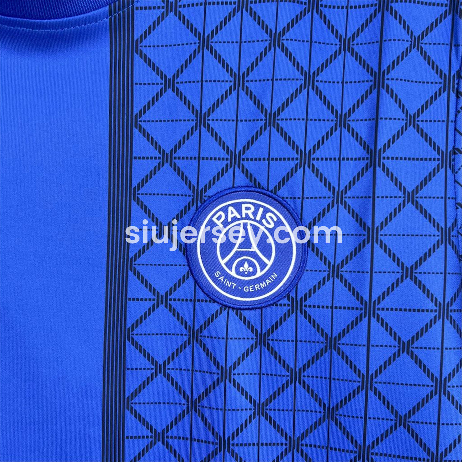 SIUjerseys-Paris Saint-Germain PSG 25-26 Blue Pre-Match Training Jersey - Fans Version