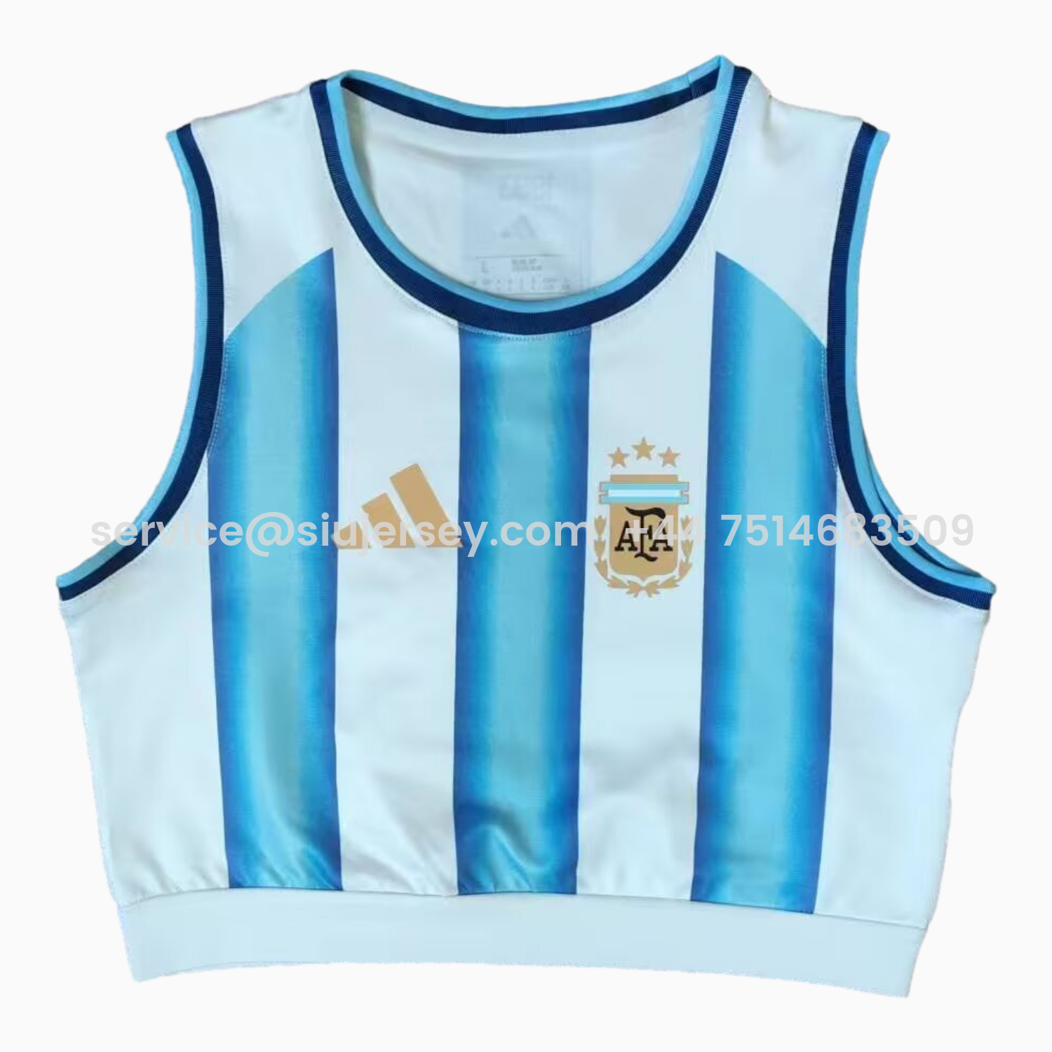 SIUjerseys-Women's Argentina 2026 Home Yoga Vest