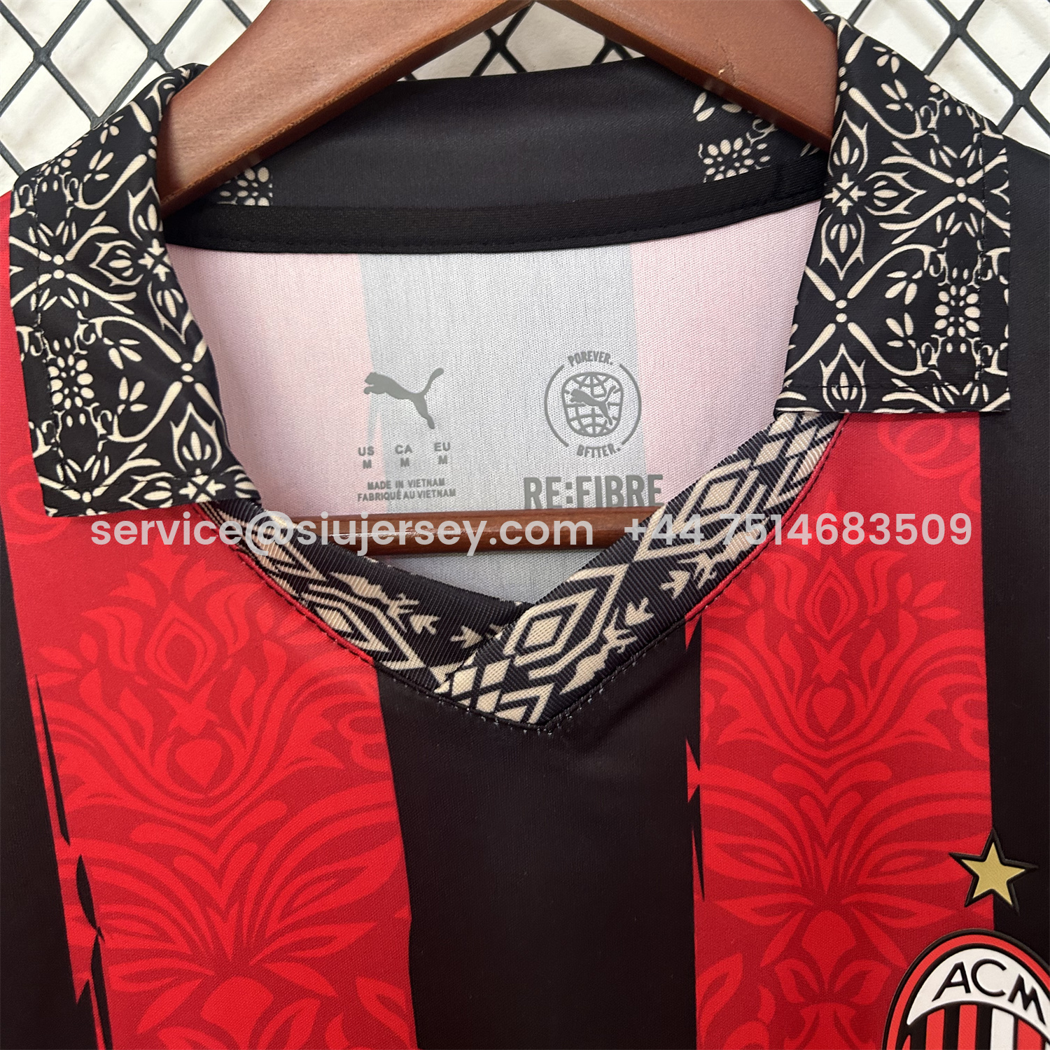 SIUjerseys-AC Milan 25-26 Red And Black Special Jersey - Fans Version