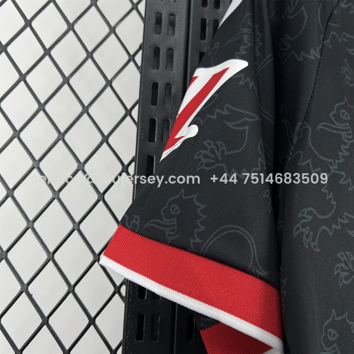 SIUjerseys-Cultural Leonesa 25-26 Away Black Jersey - Fans Version