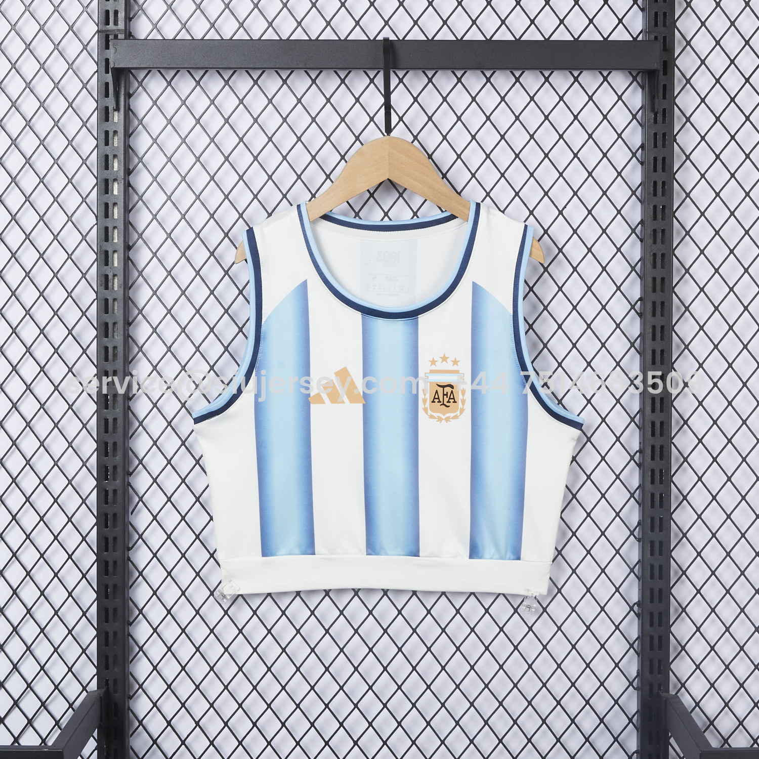 SIUjerseys-Women's Argentina 2026 Home Yoga Vest