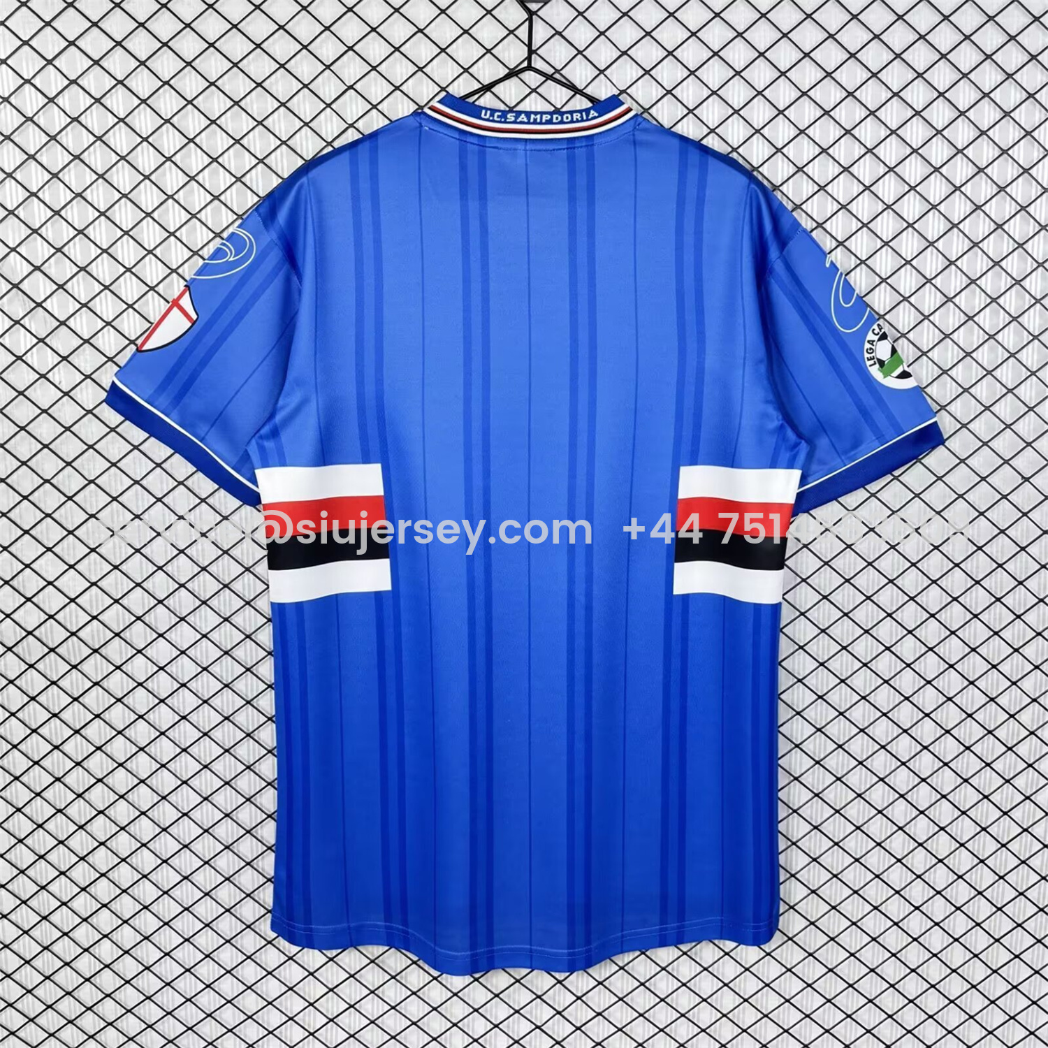 SIUjerseys-Retro Sampdoria 1999-00 Home Jersey